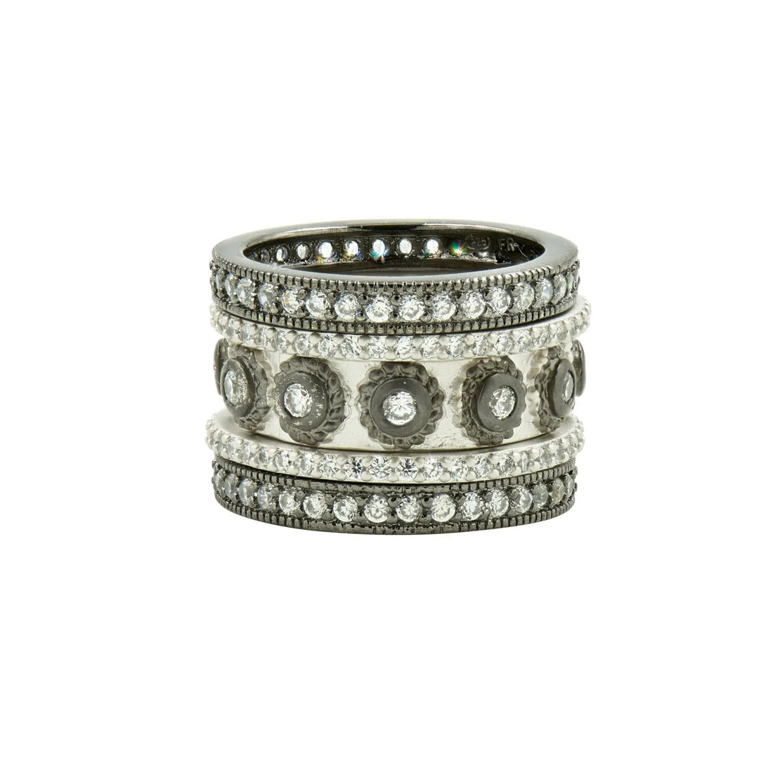 Freida Rothman Eternity 5-Stack Rings