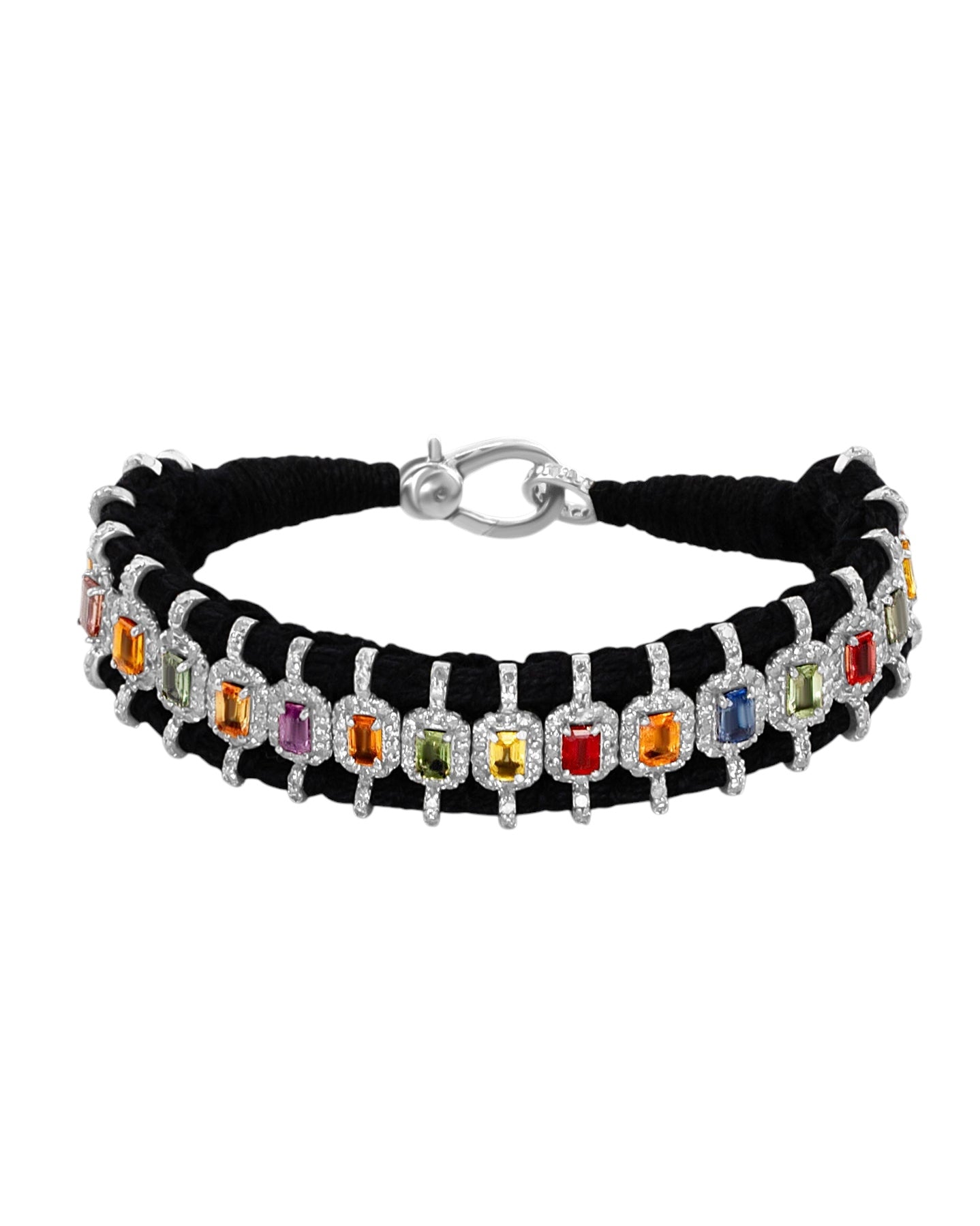 Jia Jia Chakra Rainbow Sapphire Diamond Bracelet