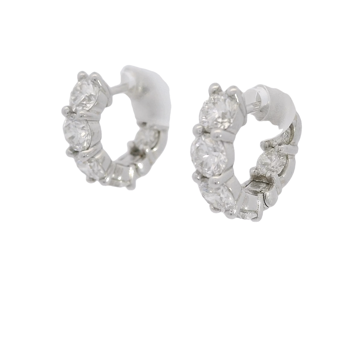 2.35ct Diamond Huggies