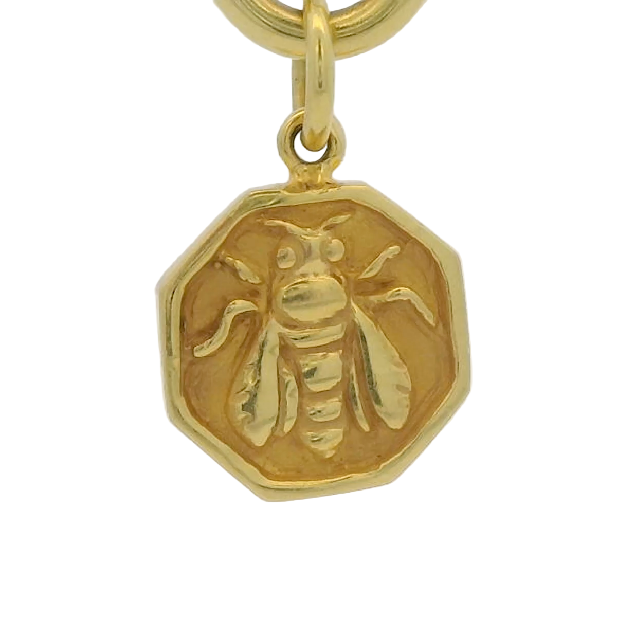 Mazza 14kt Gold Bee Pendant