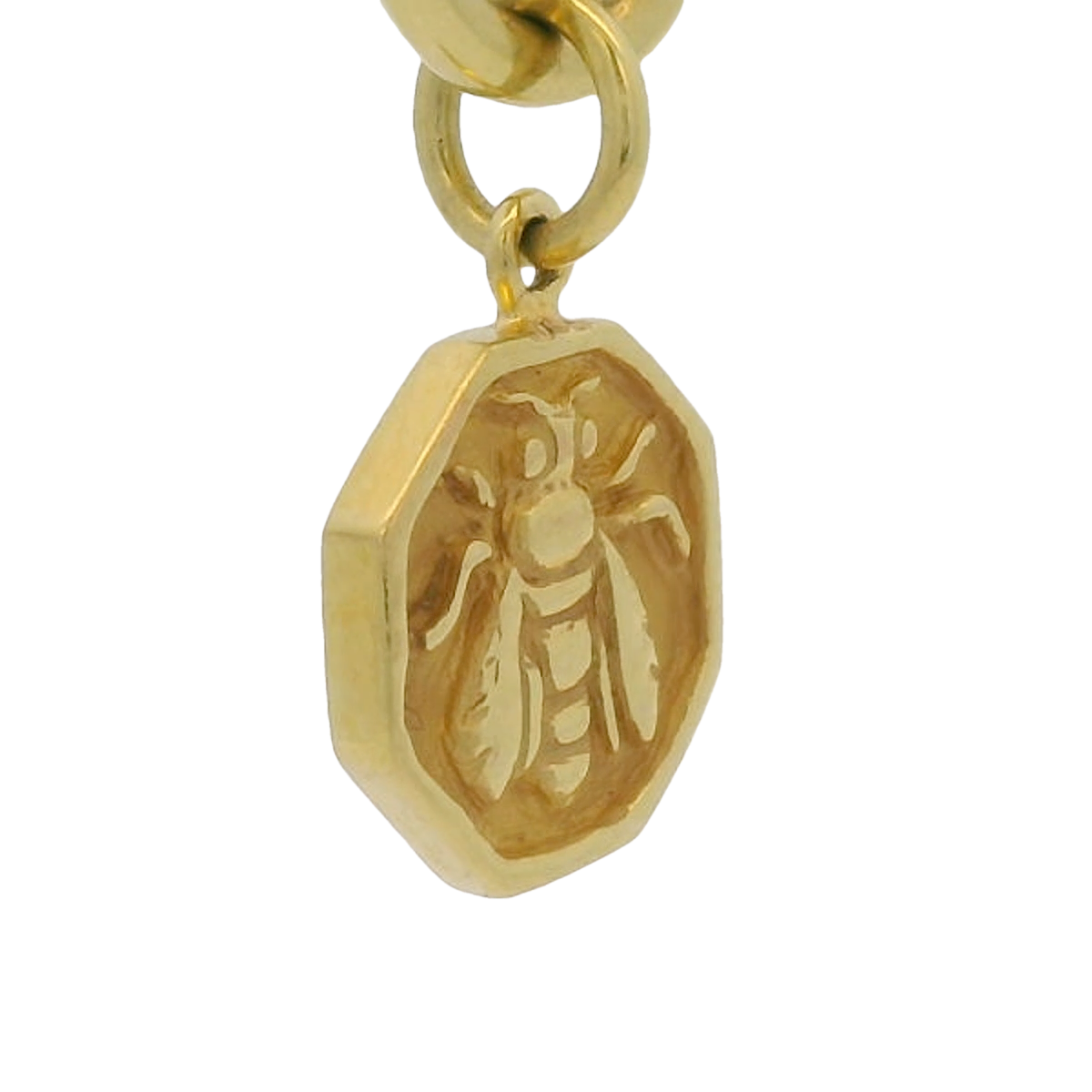 Mazza 14kt Gold Bee Pendant