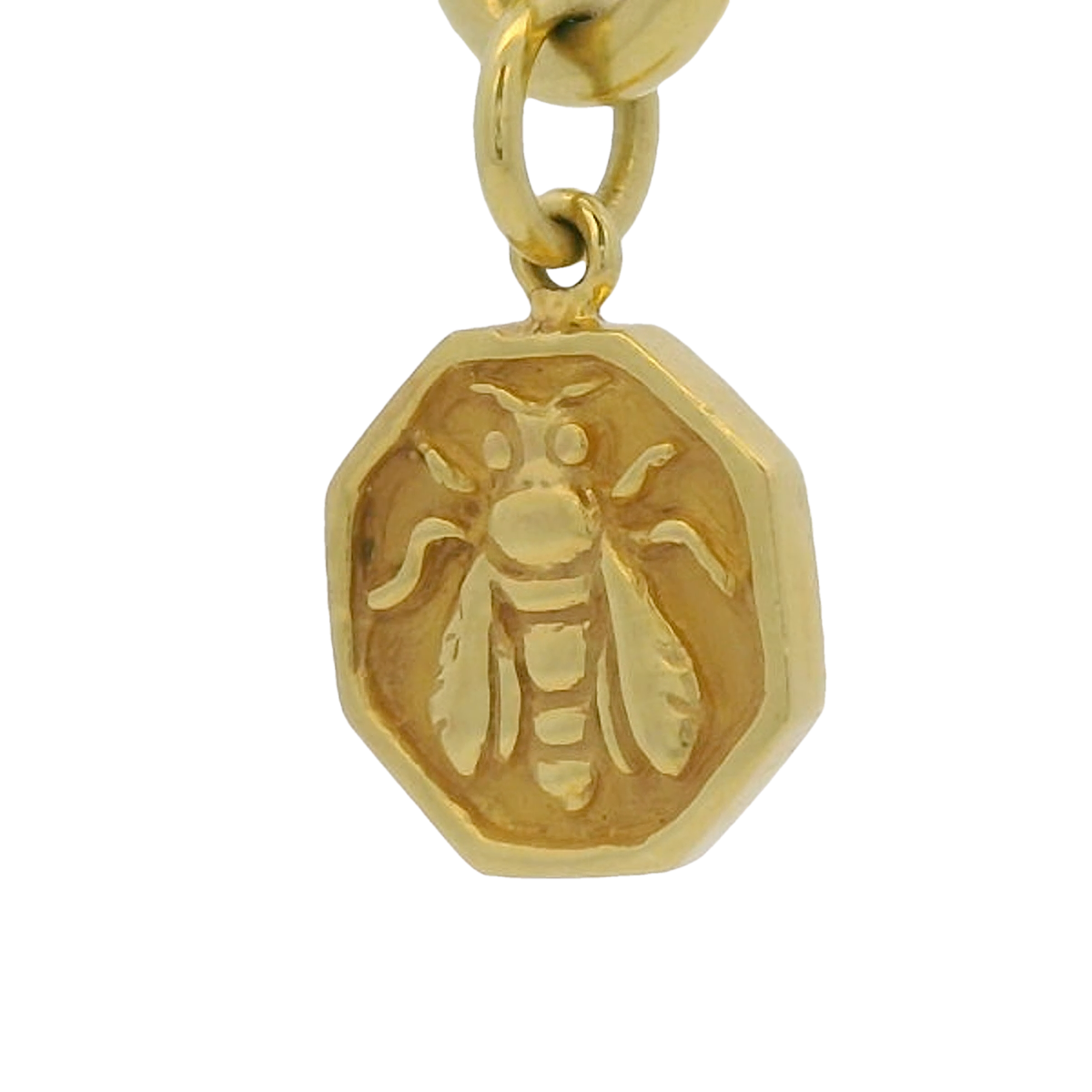 Mazza 14kt Gold Bee Pendant