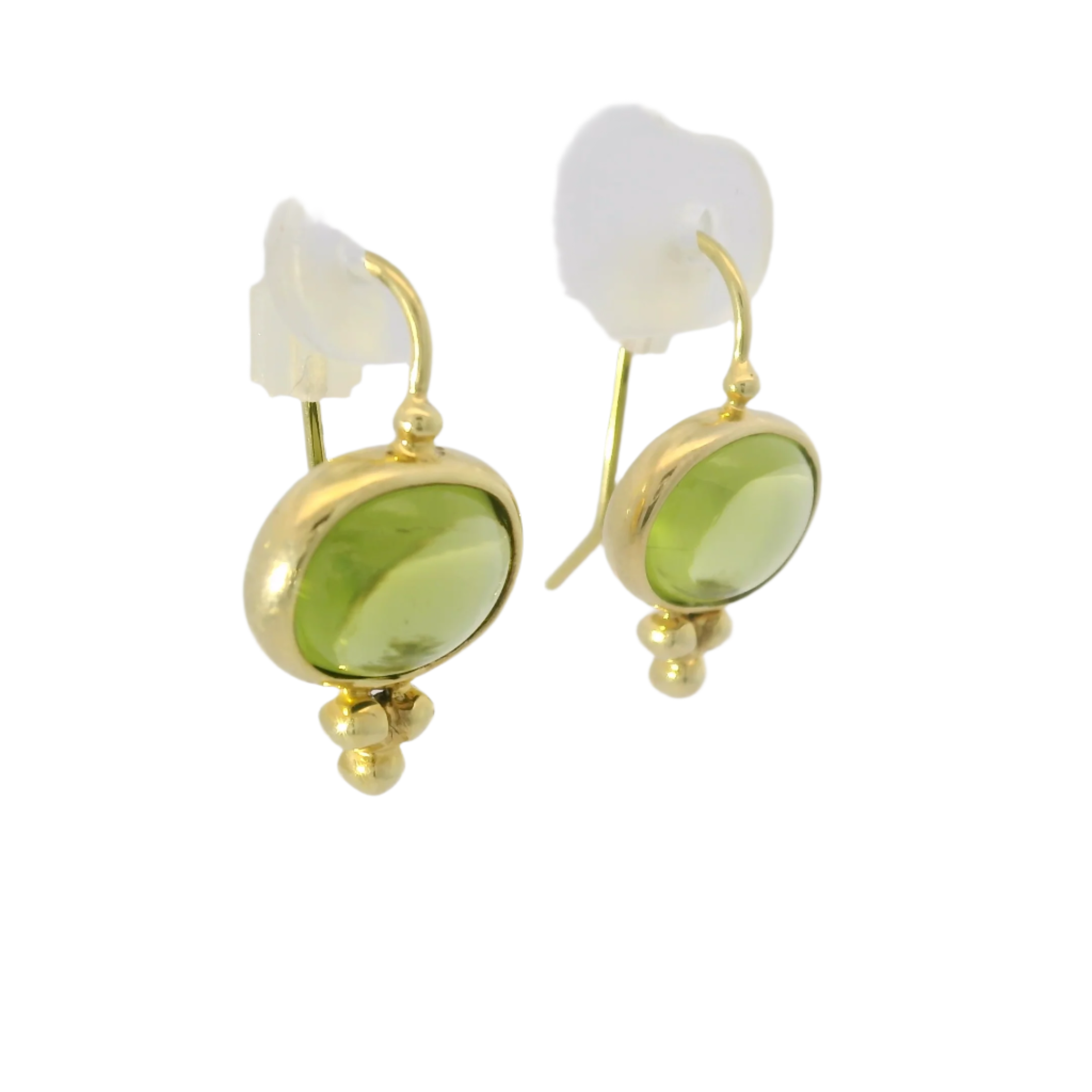 Mazza 14kt Peridot Drop Earrings