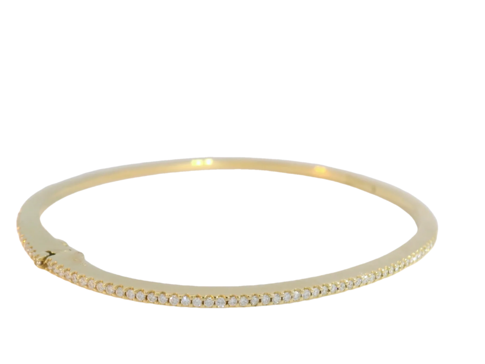 18kt Gold and Diamond Petite Bangle