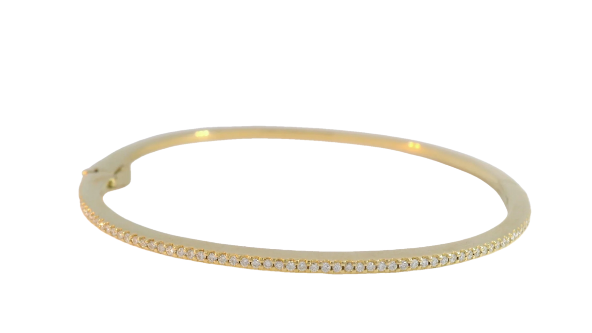 18kt Gold and Diamond Petite Bangle