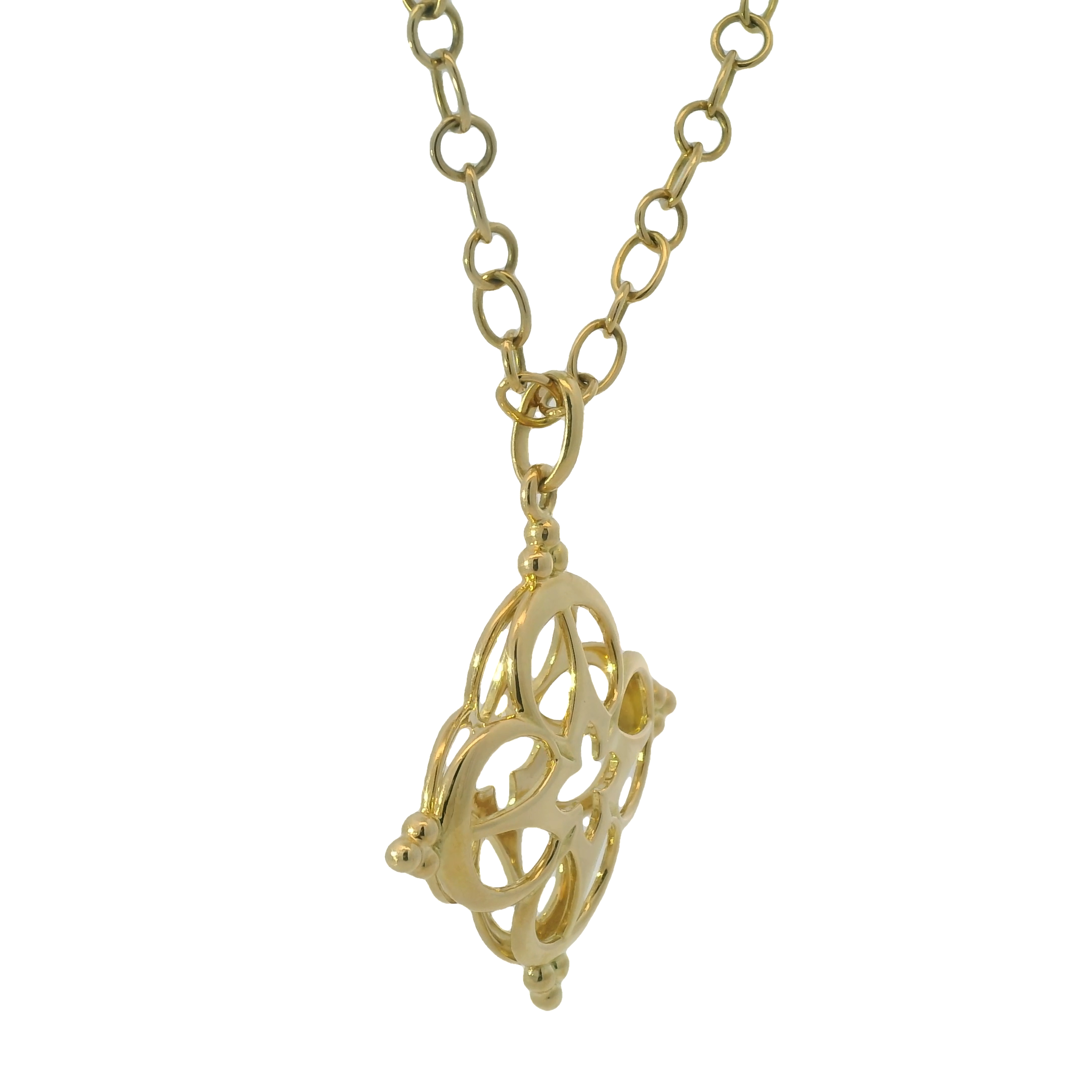 18kt Gold Locket Necklace