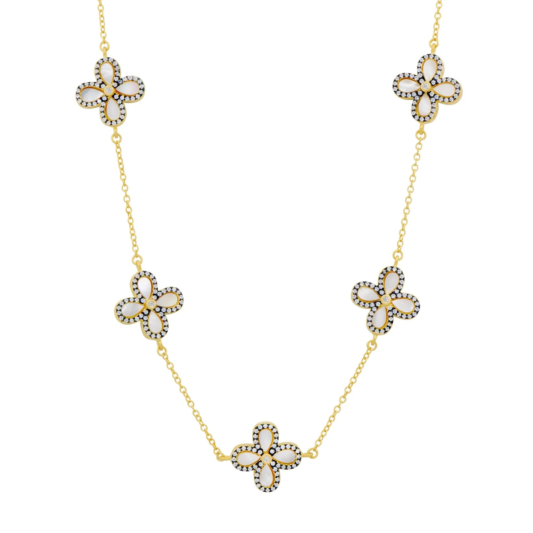 Freida Rothman Blossoming Brilliance Short Necklace