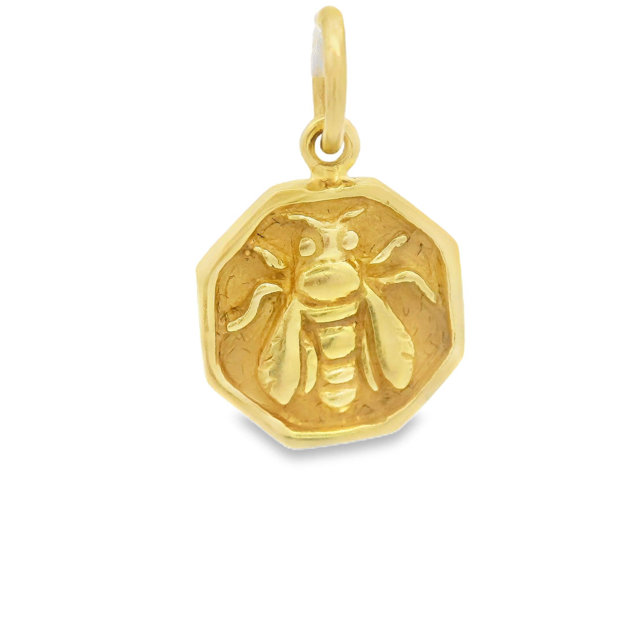 Mazza 14kt Gold Bee Pendant