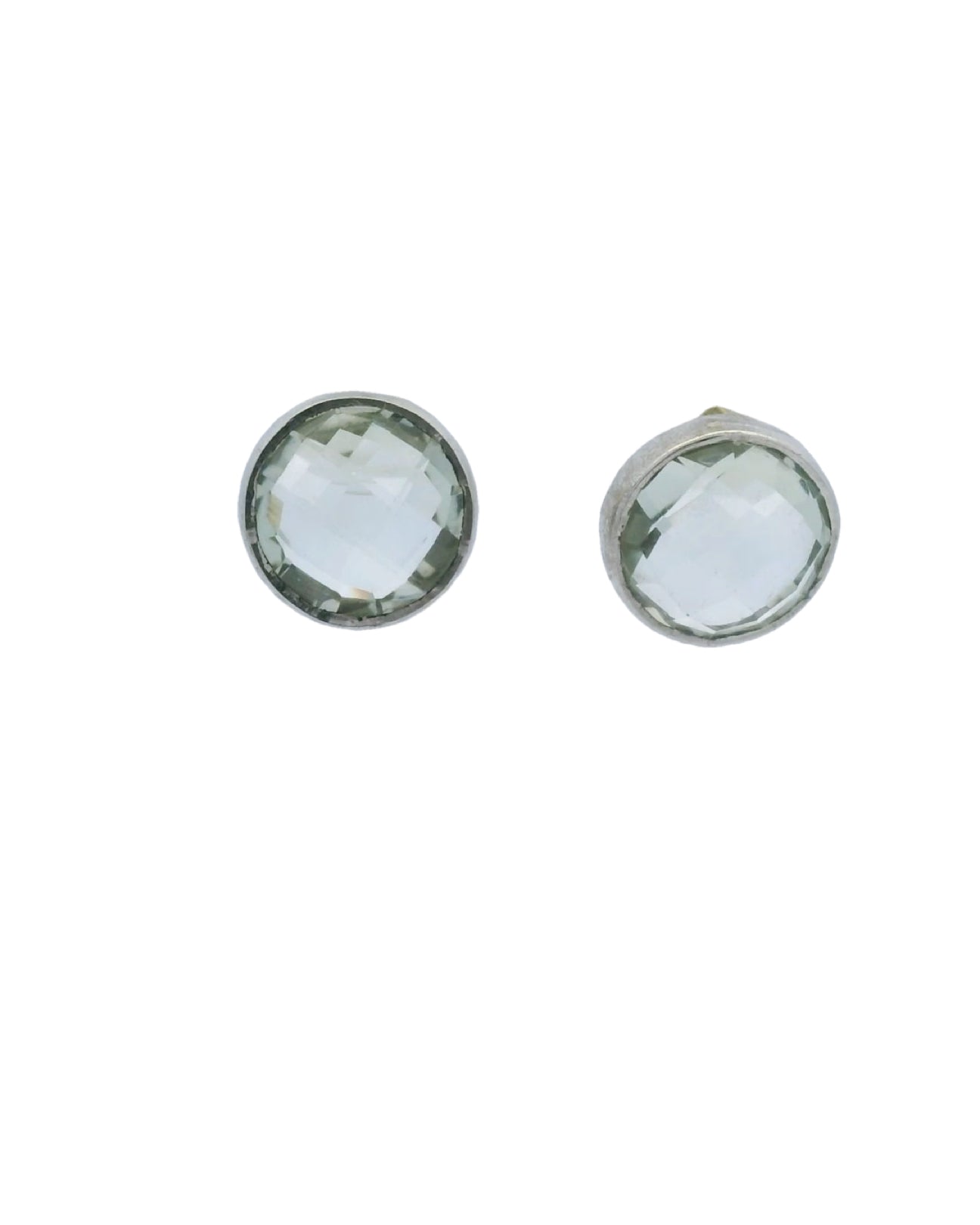 Green Amethyst Stud