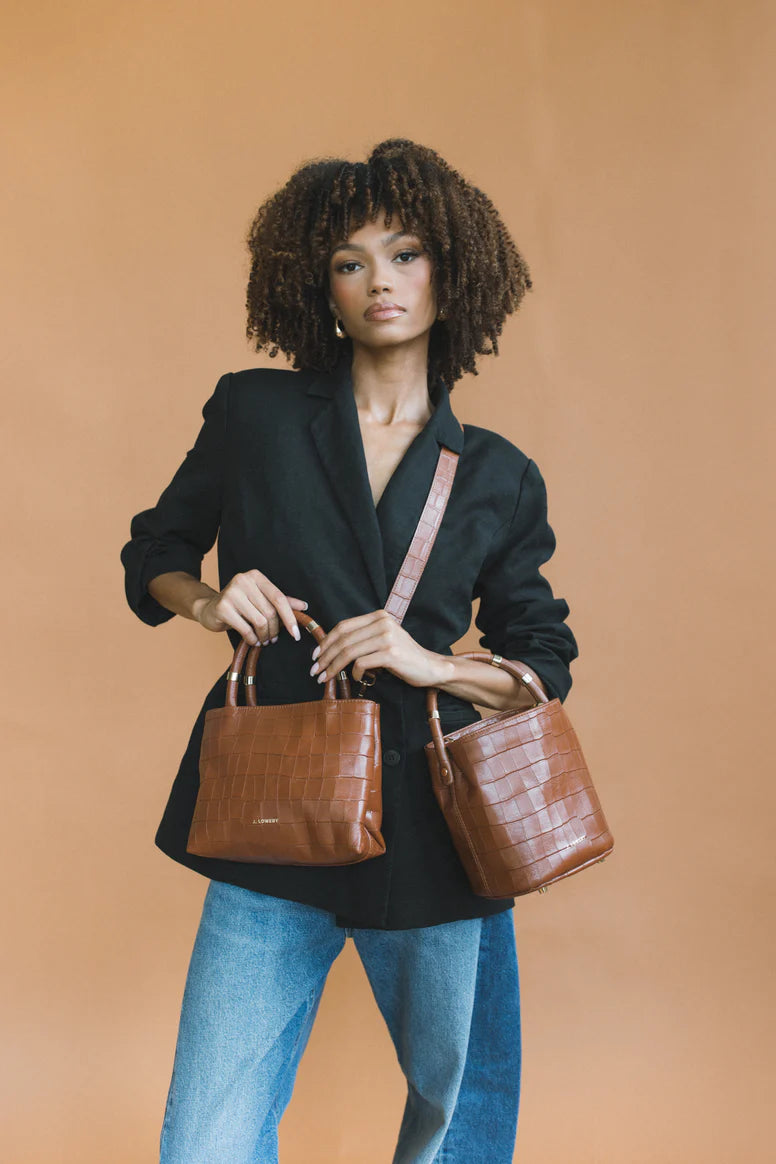 J. Lowery MAX MINI Cognac Croc
