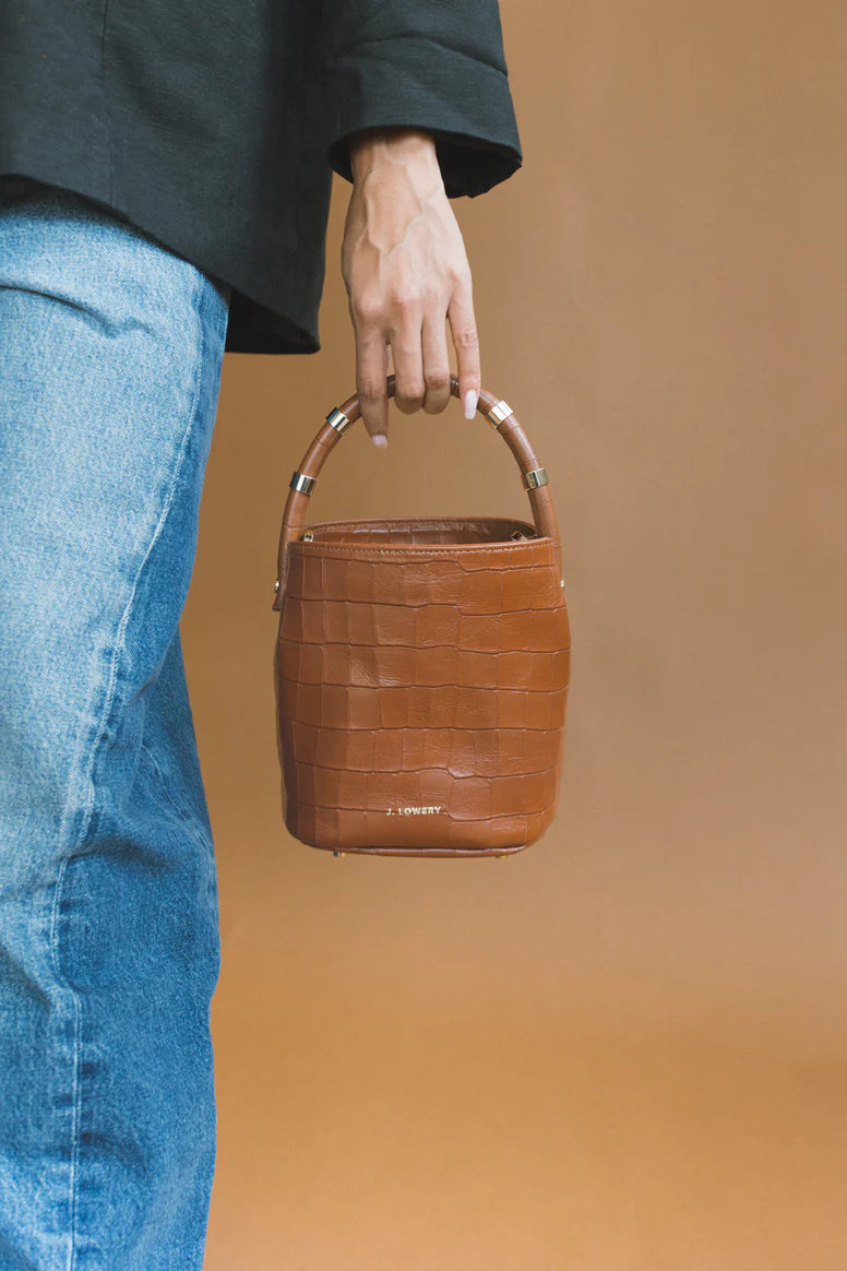 J. Lowery MAX MINI Cognac Croc