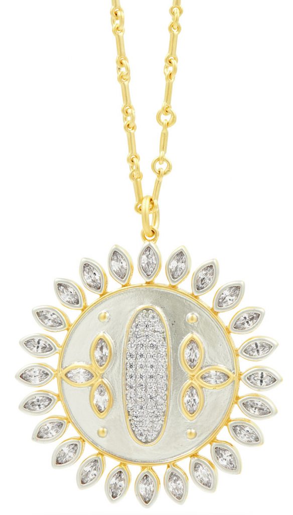 Freida Rothman Fleur Bloom Starburst Disc Necklace