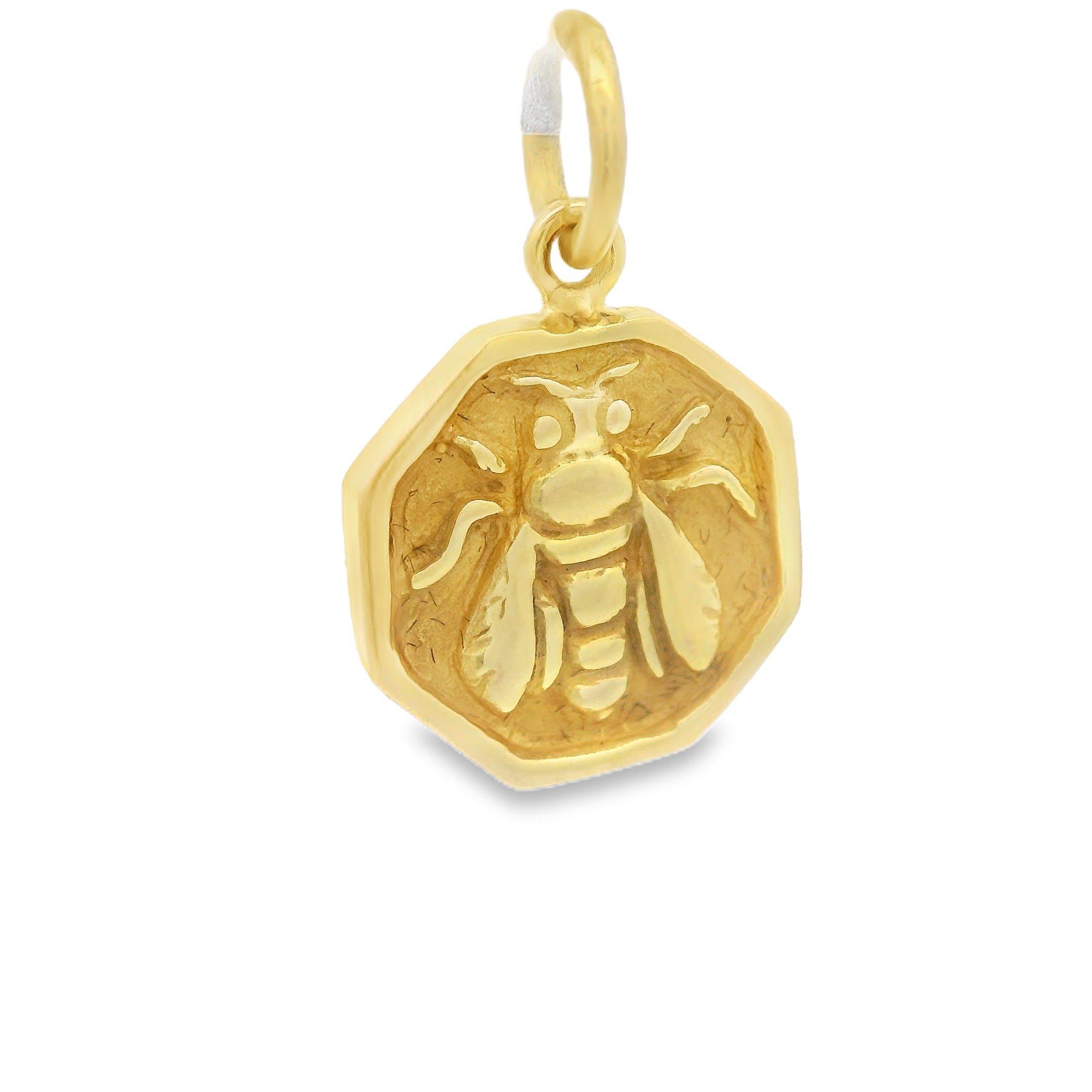 Mazza 14kt Gold Bee Pendant