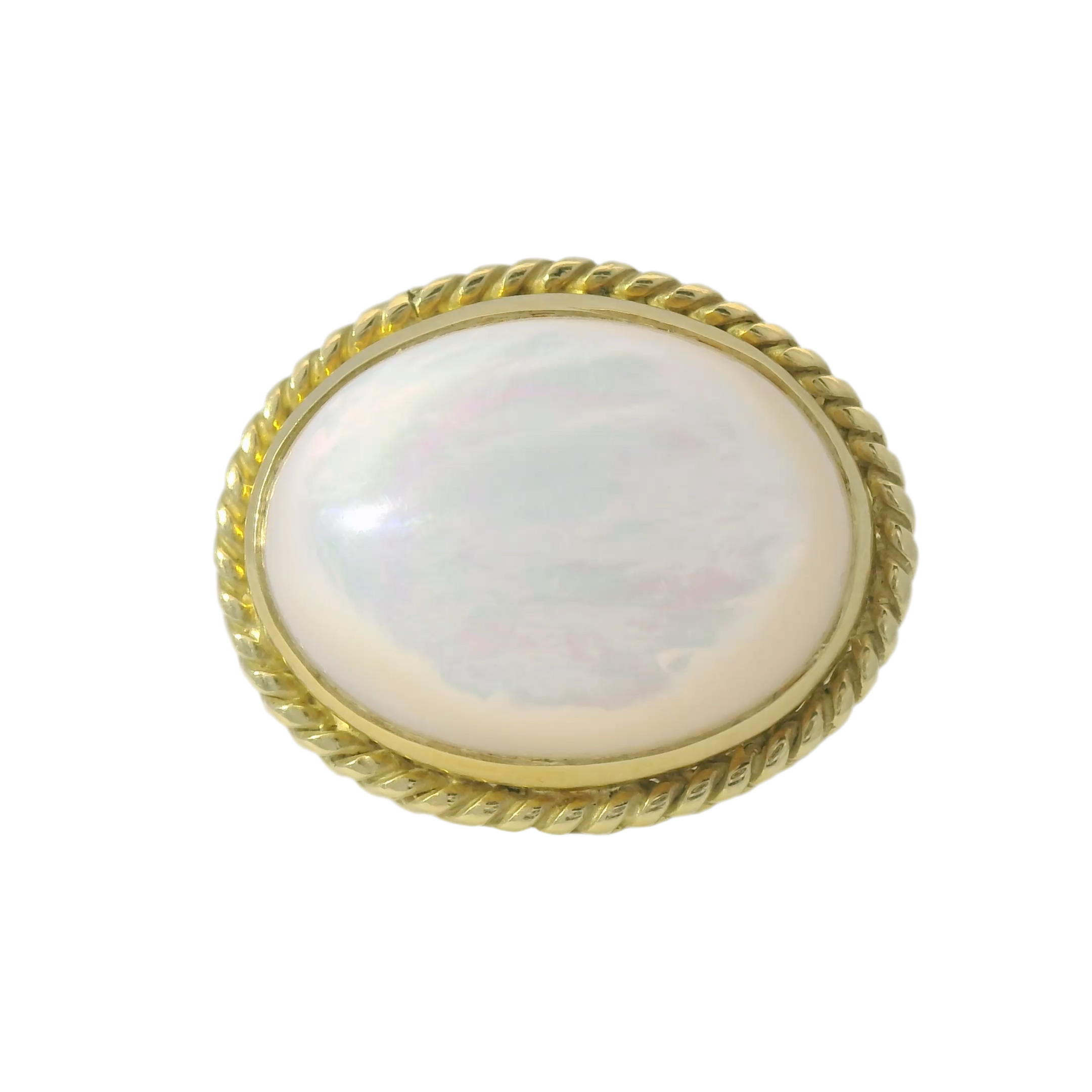 Cassis Mother Of Pearl Statement Ring