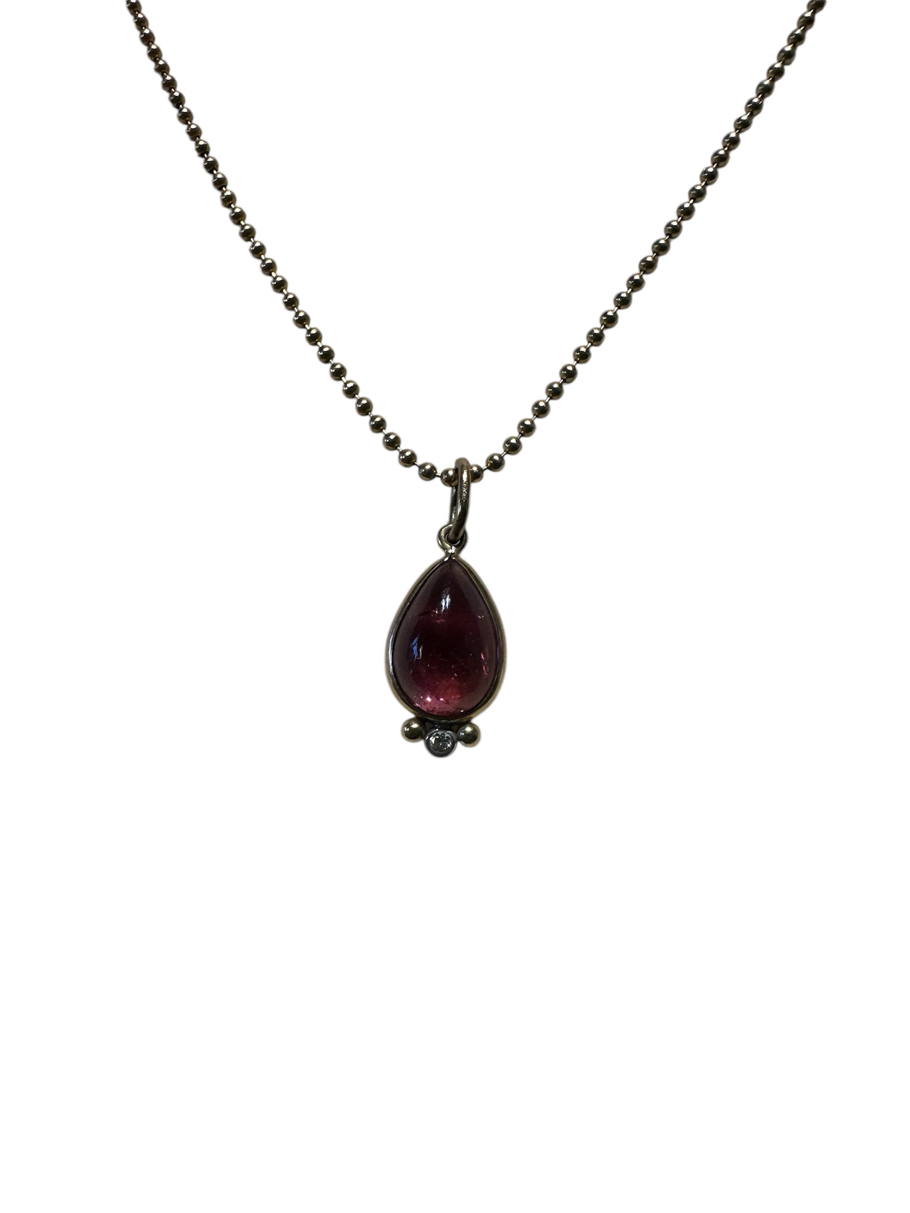 Mazza Pink Tourmaline Charm