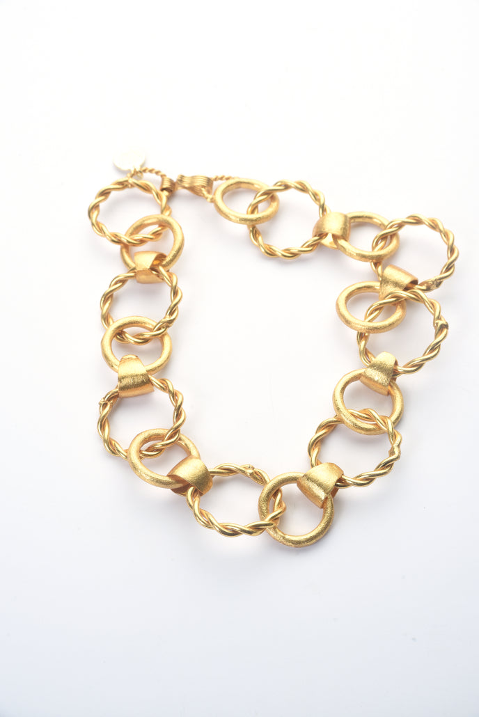 Wendy Perry Broughton Gold Plate Chain Necklace