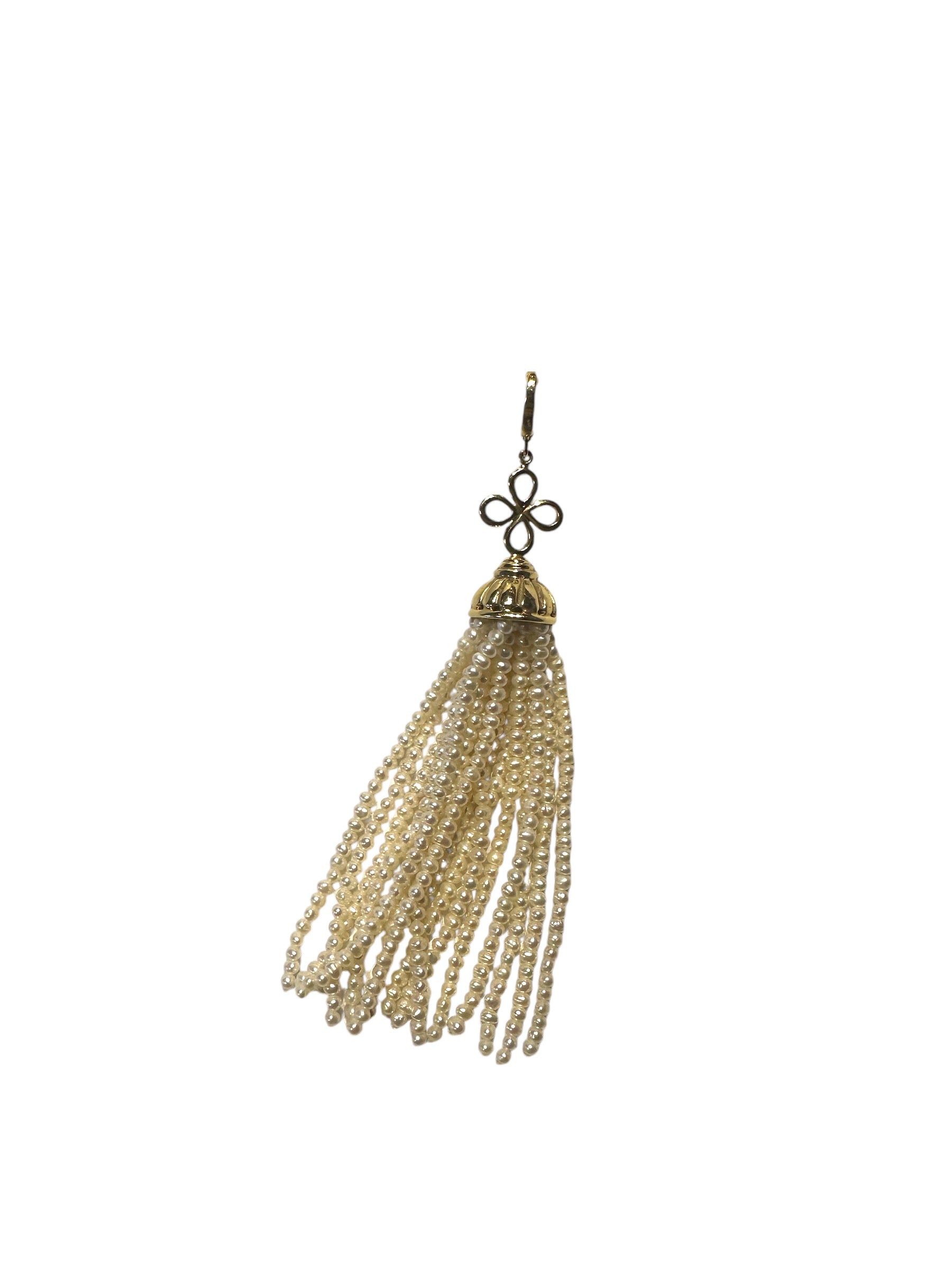 Mazza 14kt Pearl Tassel Pendant