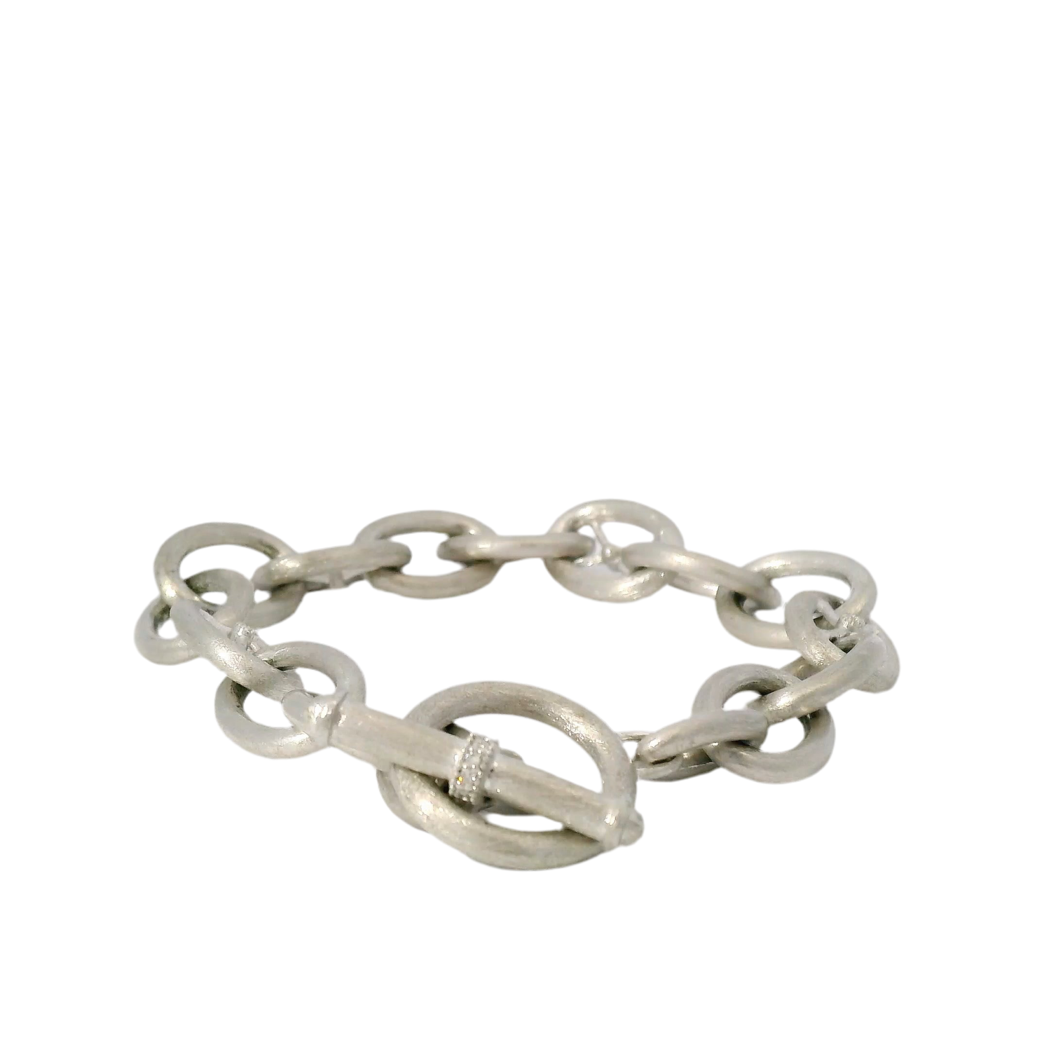 Jude Frances Sterling Silver Chain Link Bracelet