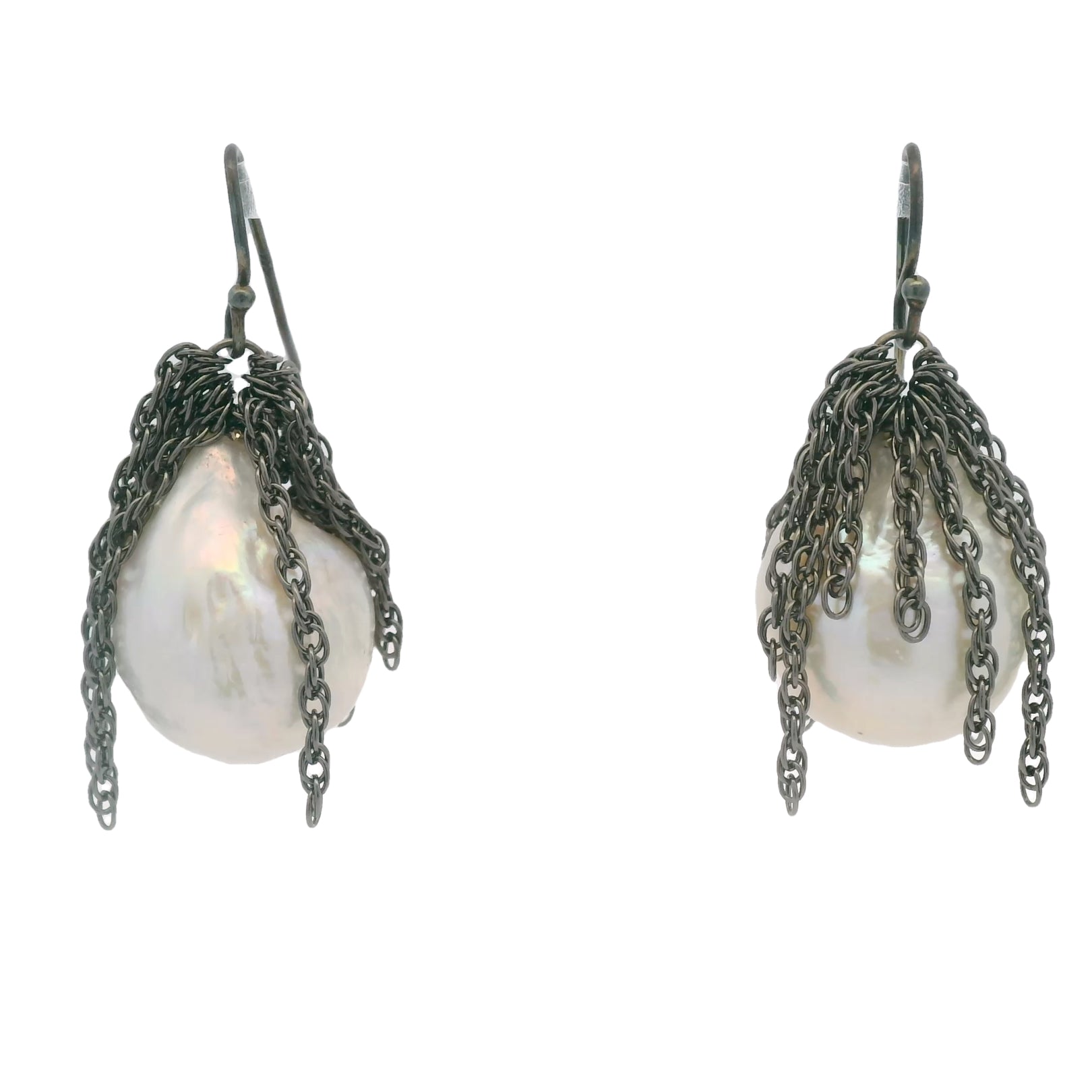 Freida Rothman Pearl Drop Earrings