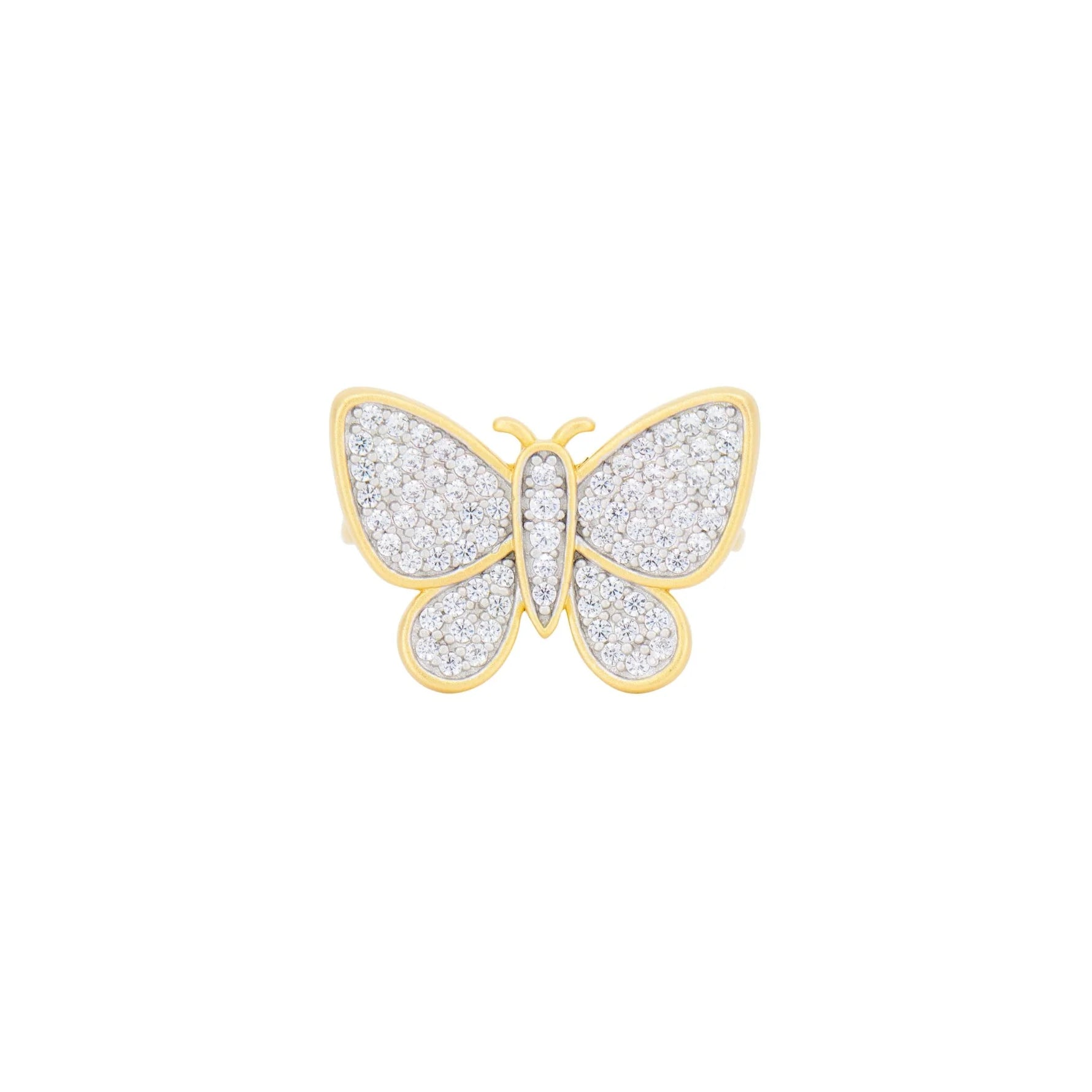 Freida Rothman Butterflies in Bloom Cocktail Ring