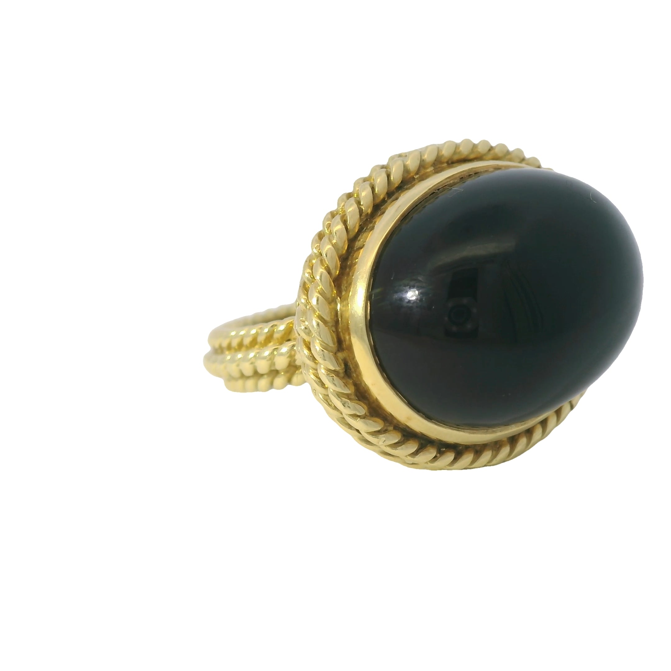 Cassis Black Onyx Statement Ring