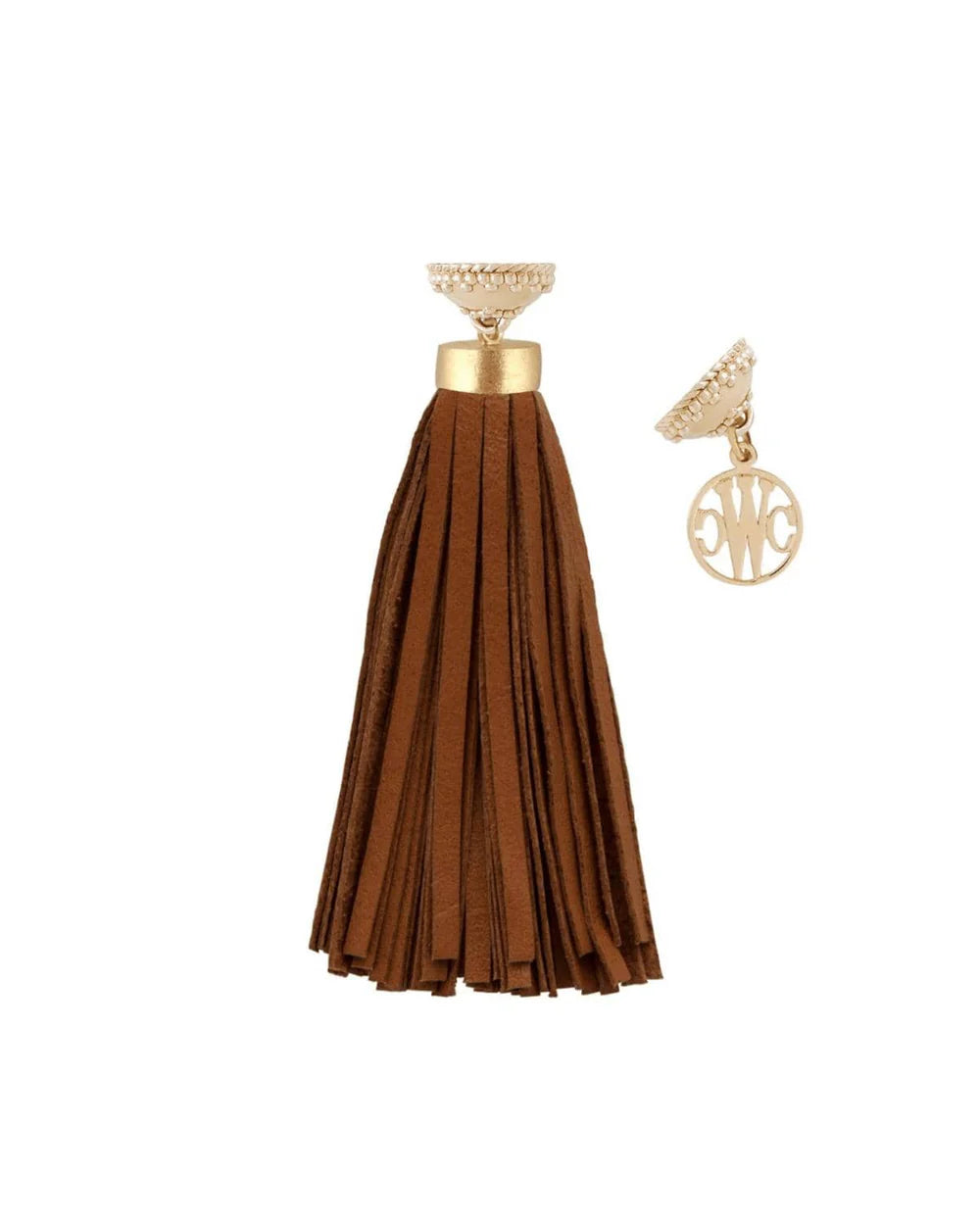 Clara Williams Sedona Saddle Brown Leather Tassel