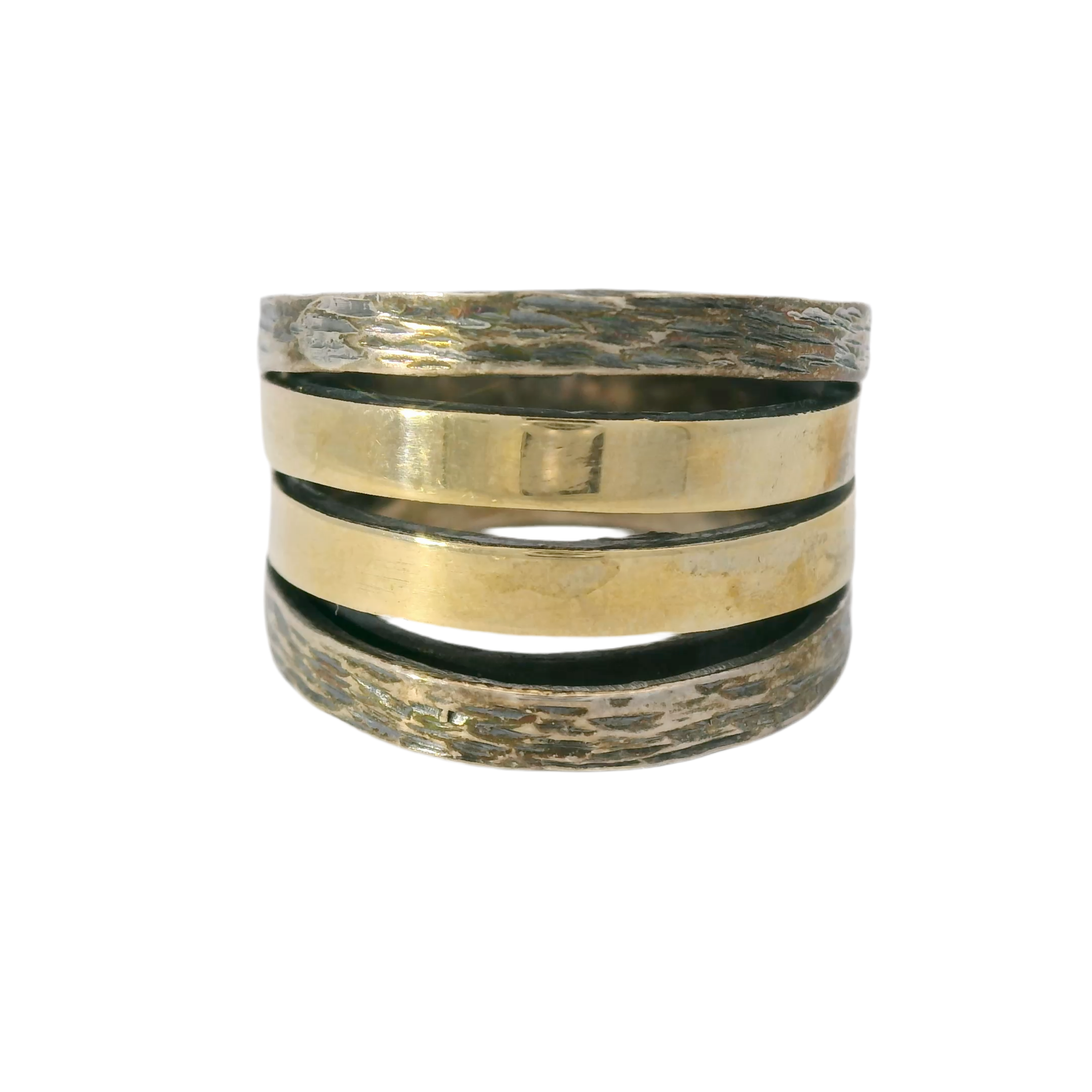 Gabriela Styliano Gold and Silver Ring