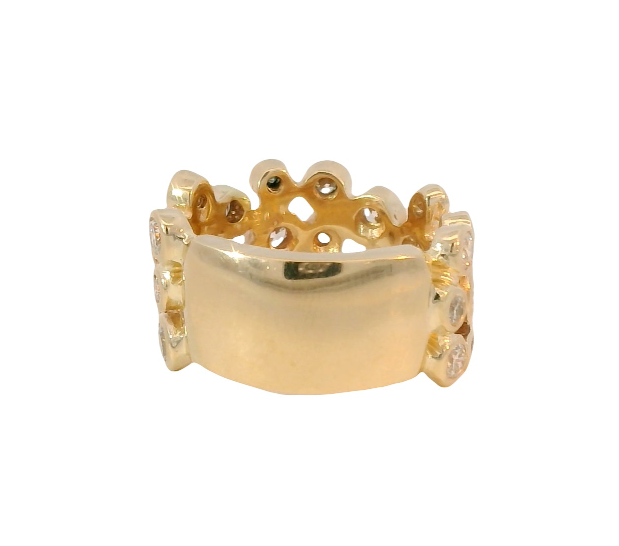 14kt Yellow Gold Bubble Ring
