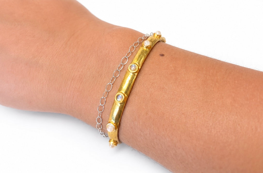 Wendy Perry Petite Moonstone Cannes Cuff