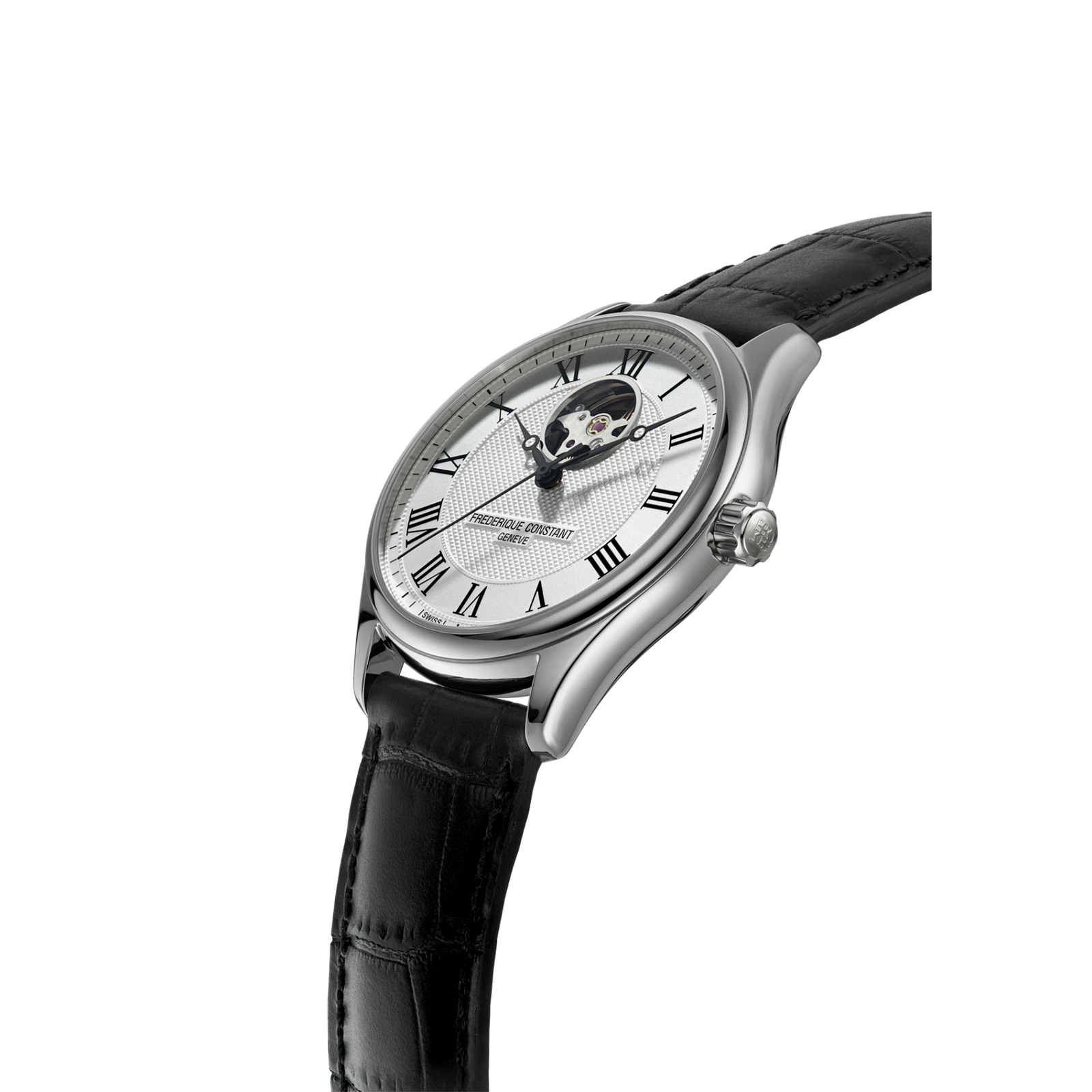 Frederique Constant Classics Heartbeat Automation with Black Leather Band