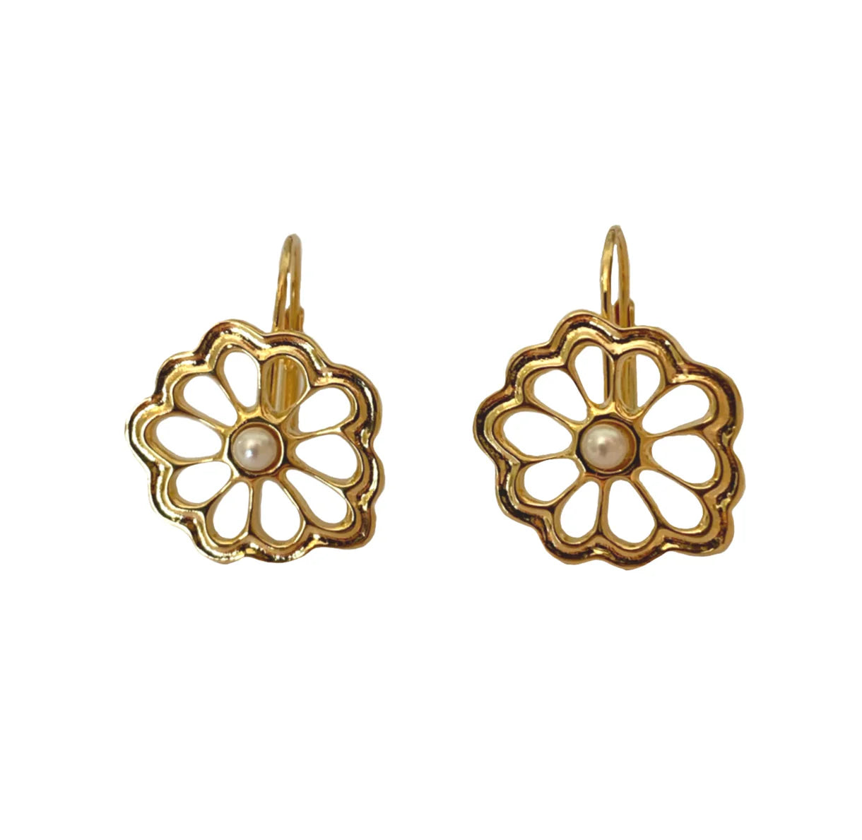 Goldbug Collection Okra Drop Earrings