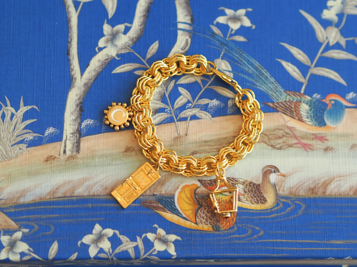 Goldbug Collection Double Twisted Link Bracelet