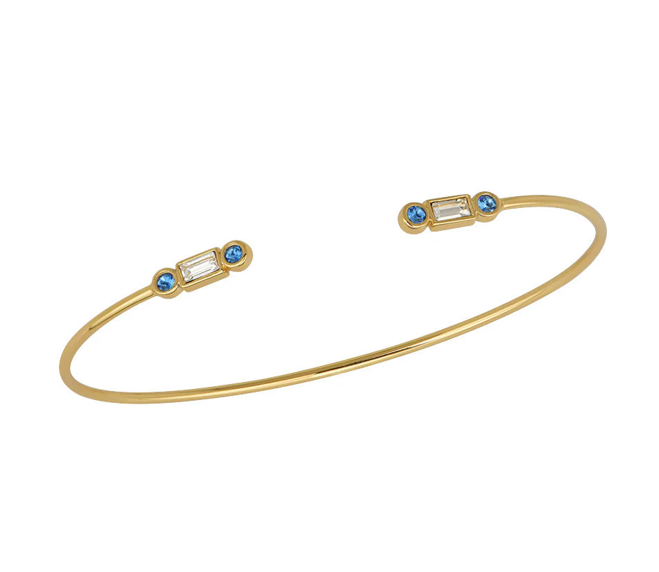 Goldbug Collection September Birthstone Bangle