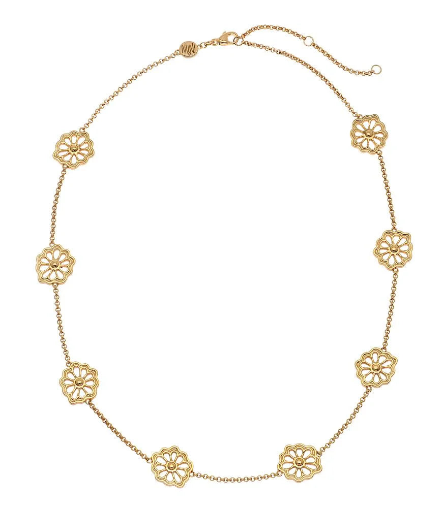Goldbug Collection By the Bunch Okra Necklace