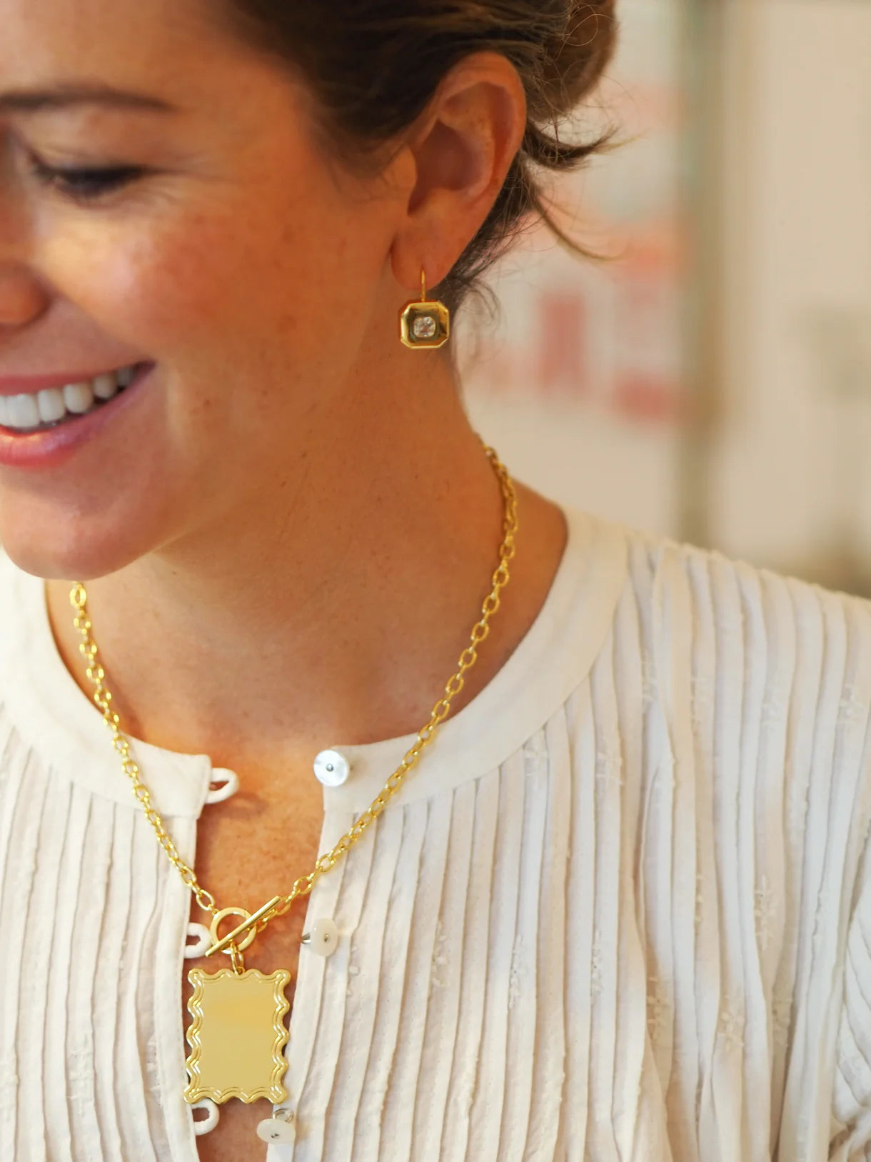 Goldbug Toggle Charm Chain - 18 Inches