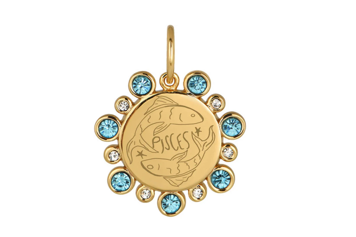 Goldbug March Birthstone Pendant