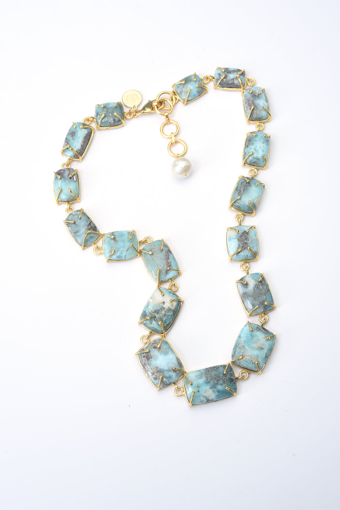 Wendy Perry Larimar Georgina Necklace
