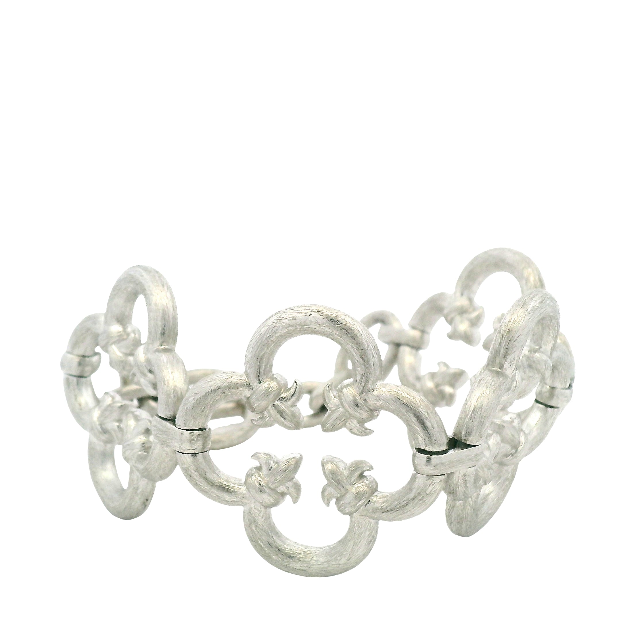 Jude Frances Sterling Silver Clover Bracelet