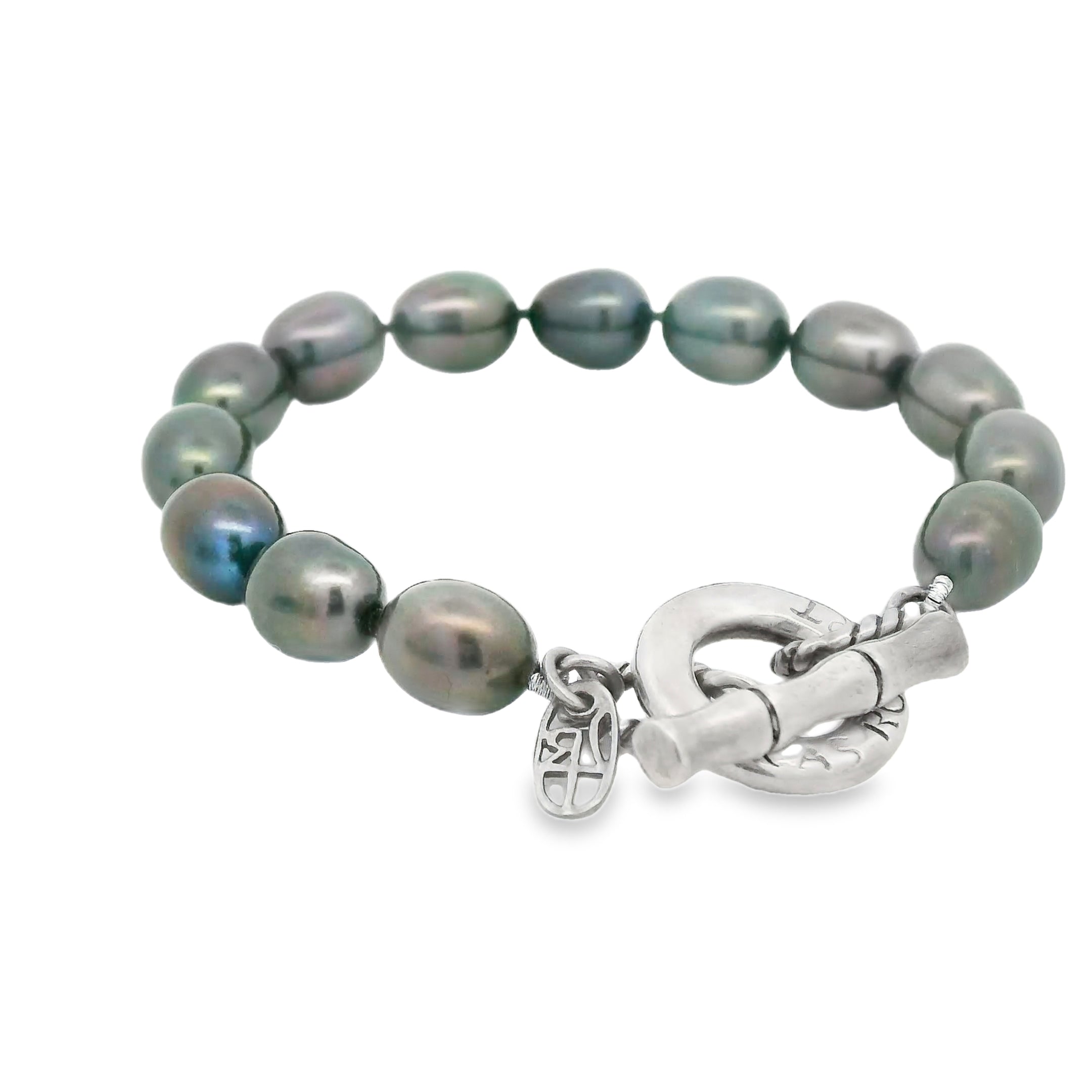 Lucas Robert Gray Pearl Toggle Bracelet