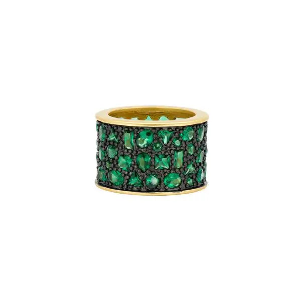 Freida Rothman Midnight Cigar Band Ring