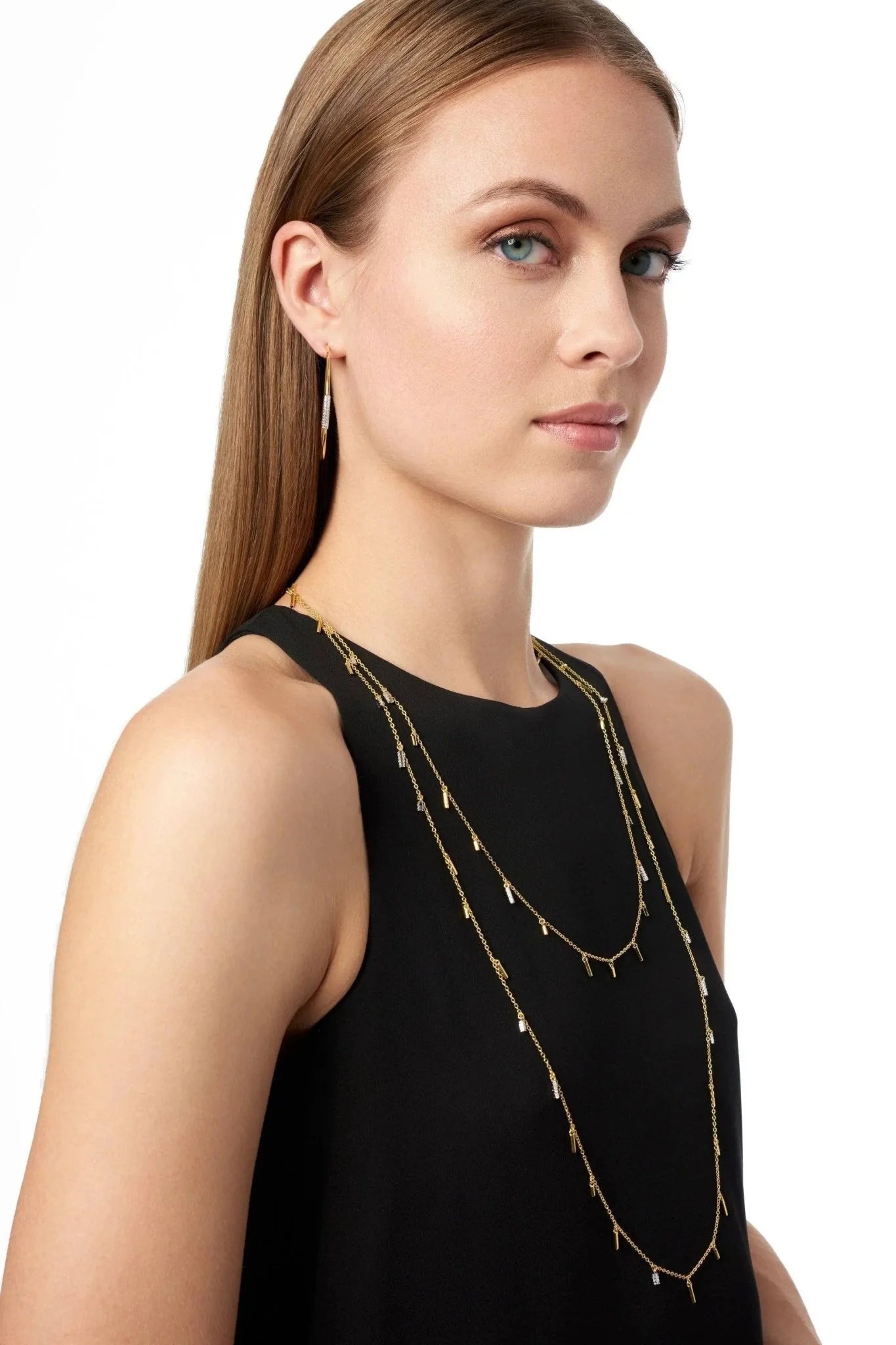 Freida Rothman Radiance Droplet Station Necklace