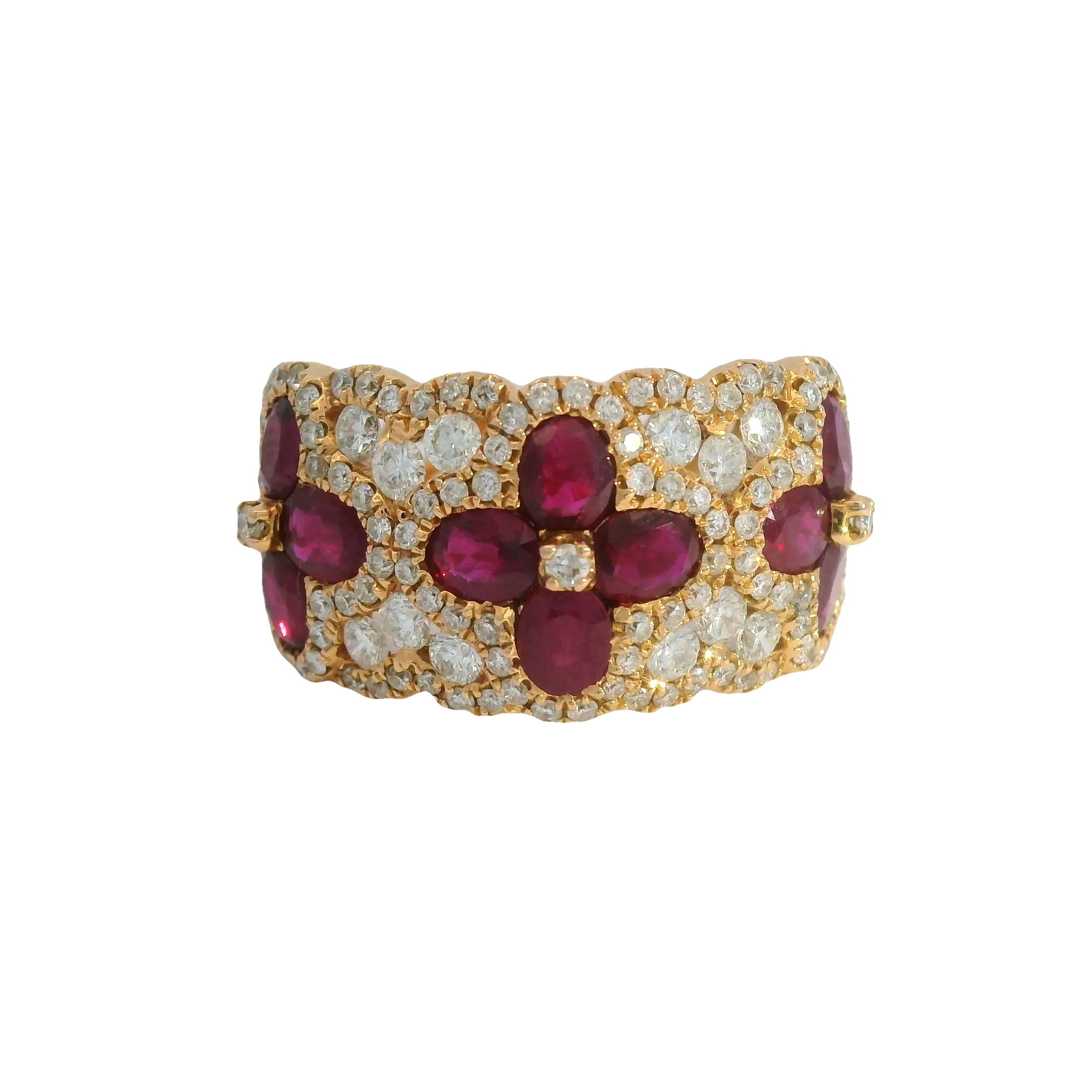 Gregg Ruth Ruby and Diamond Ring