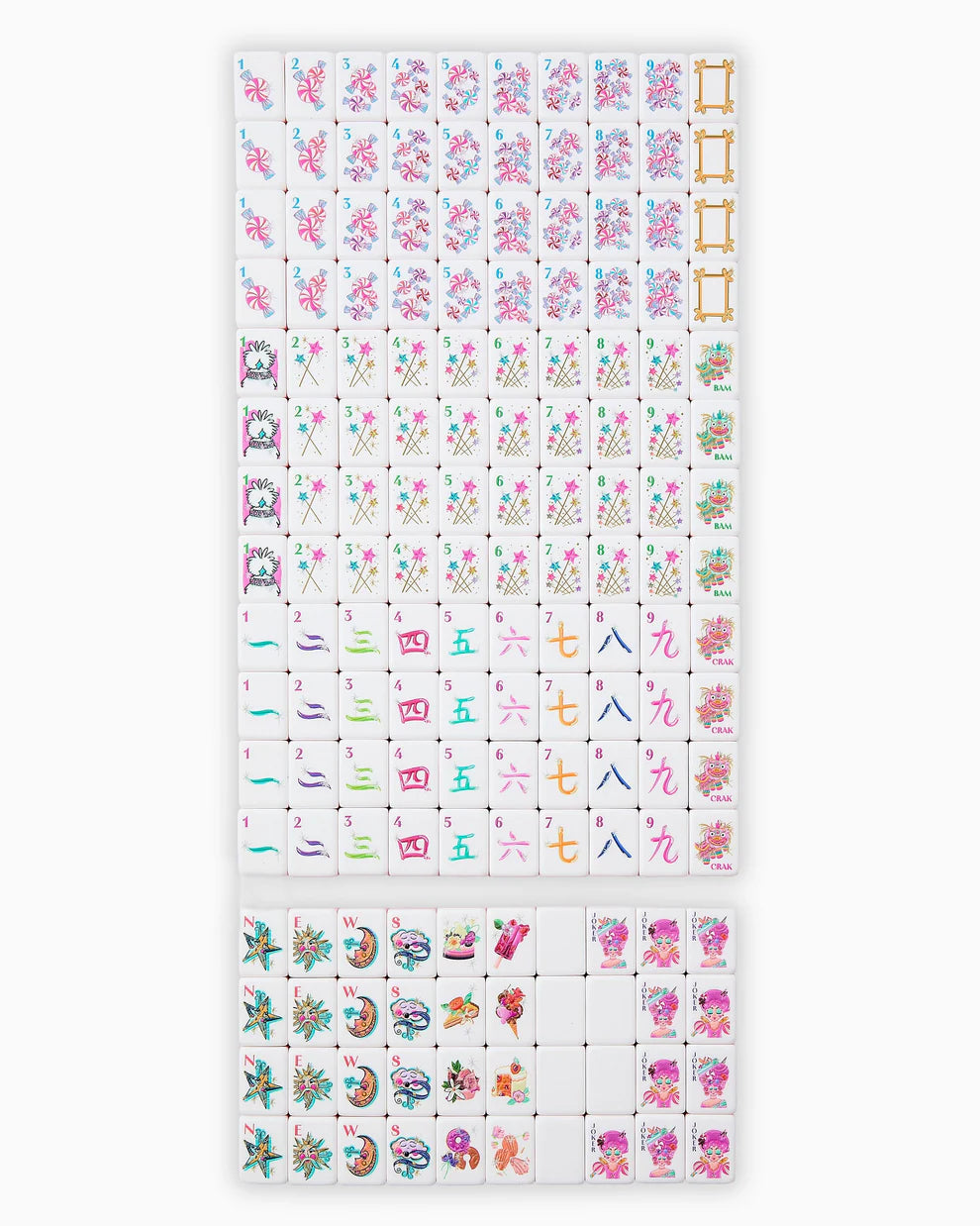 Oh My Mahjong Glitterville Mahjong Tiles
