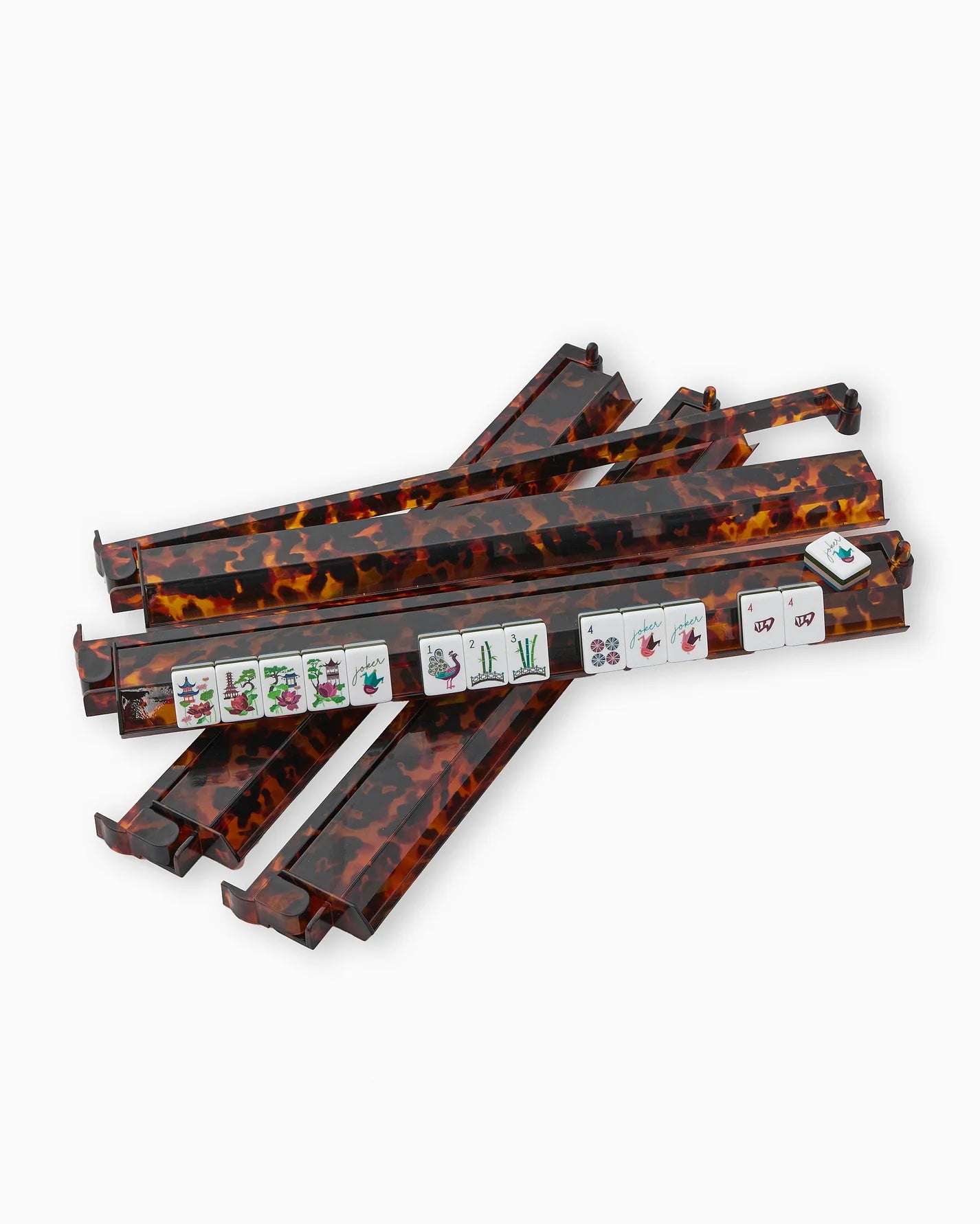 Oh My Mahjong Tortoise Shell Rack & Pusher Set