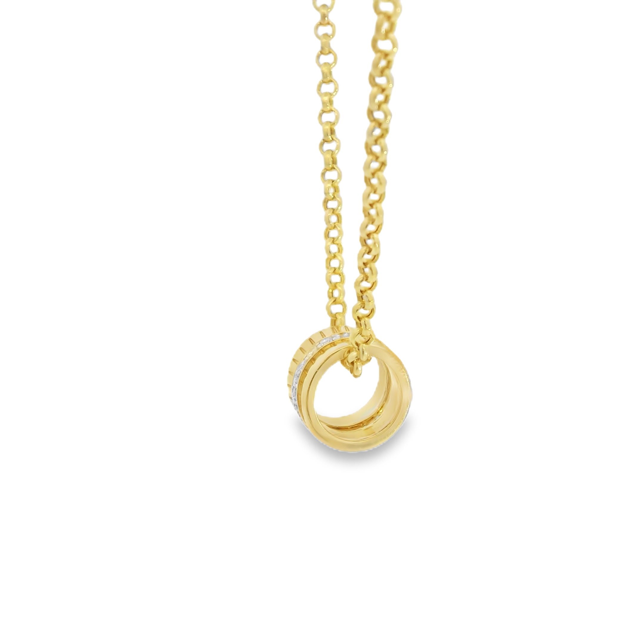 14kt Gold ,25ct Diamond Pendant Necklace