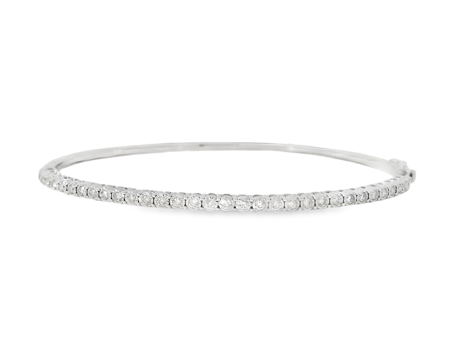 14kt Diamond Bangle