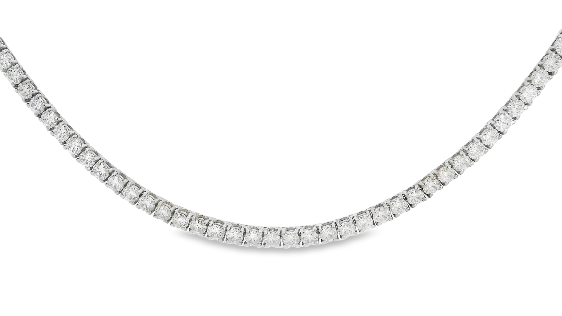 18kt Diamond Tennis Necklace