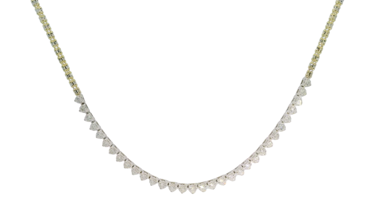 グリッター　Luxury Tennis Necklace【3mm / GOLD】 Luxury Tennis Necklace 【3mm / GOLD】 | Glitter