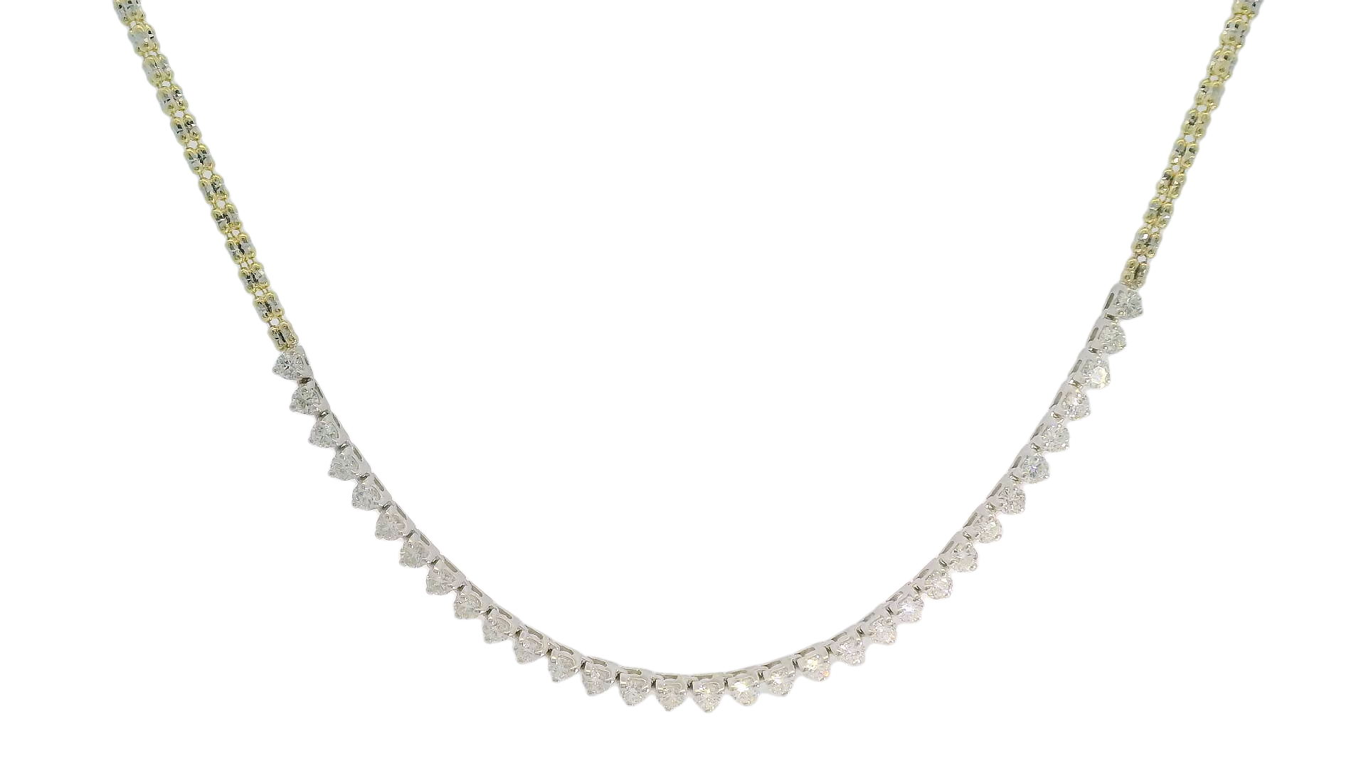 14kt Gold Diamond Tennis Necklace