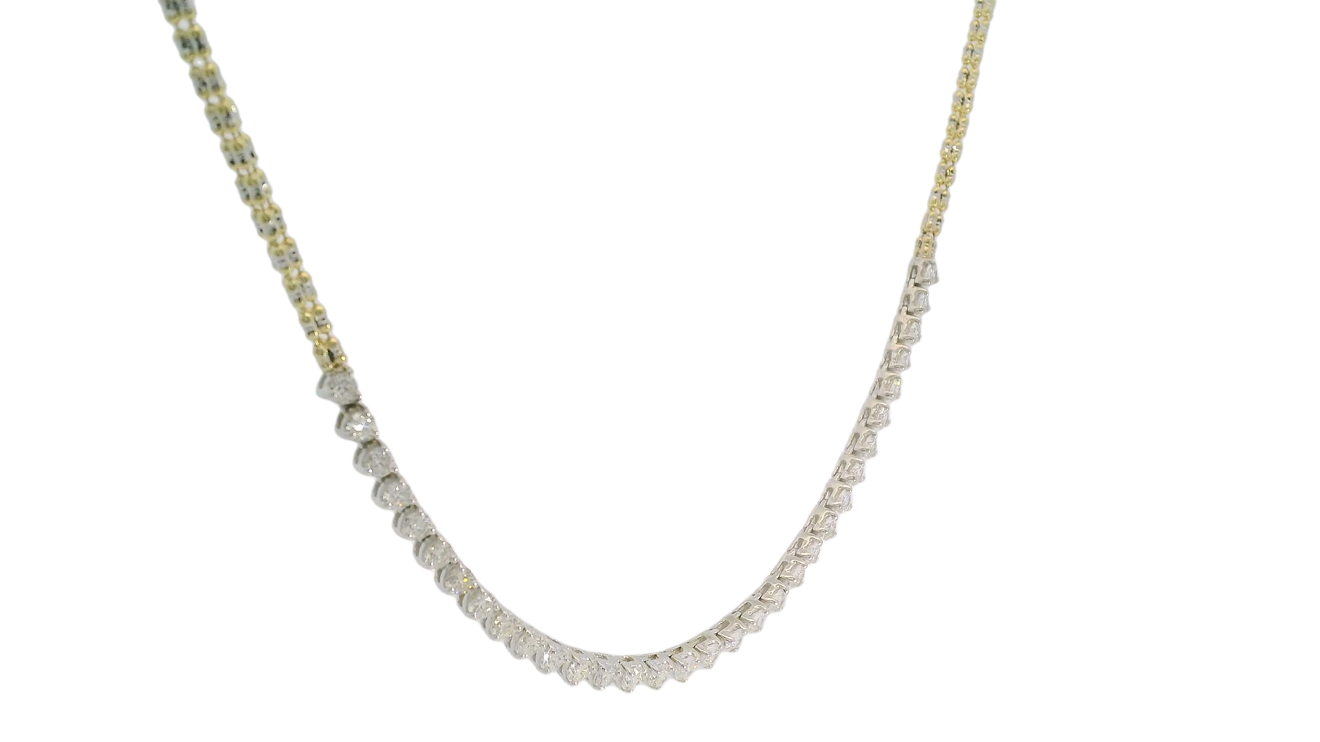 14kt Gold Diamond Tennis Necklace